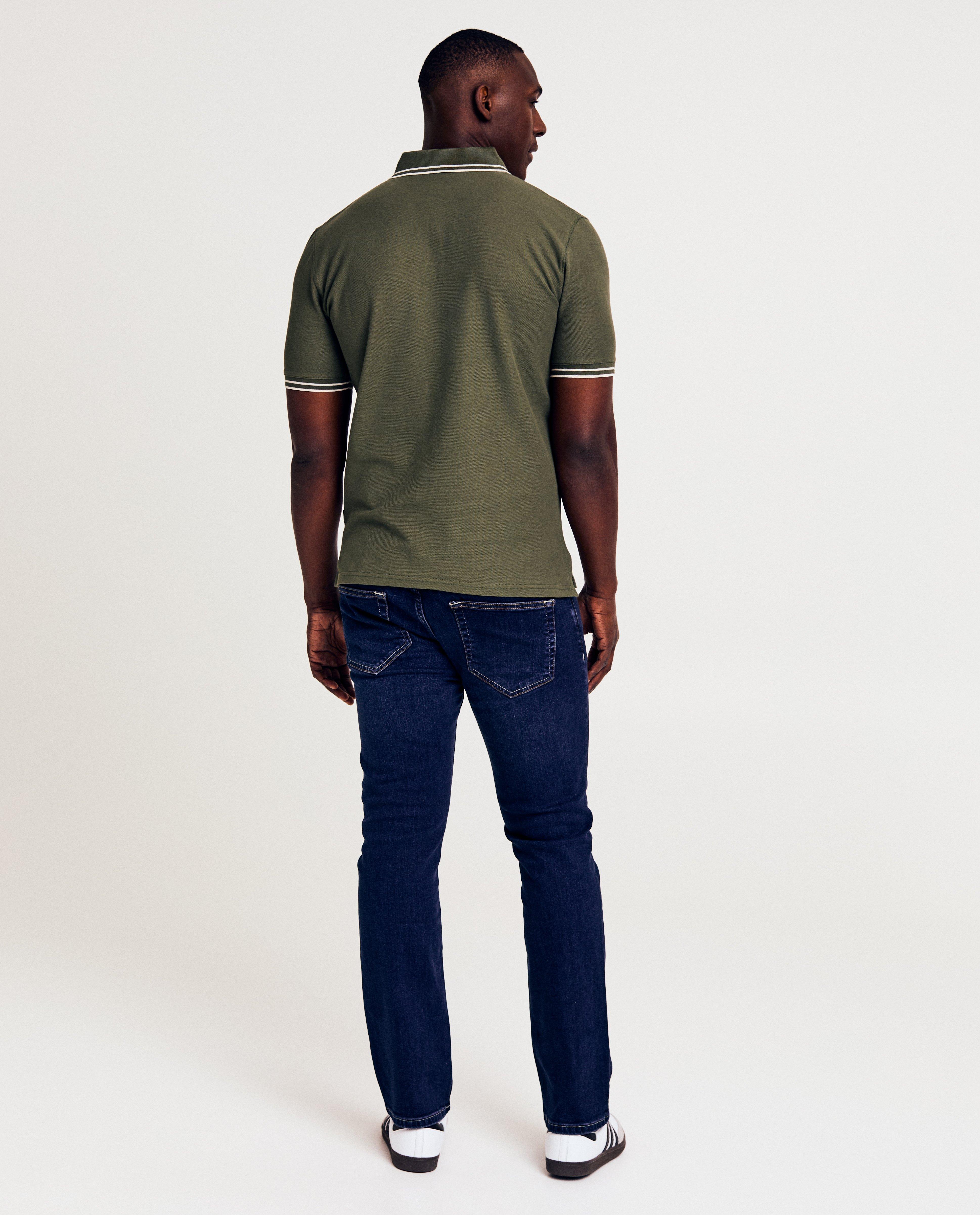 Jeans - Donkerblauwe jeans, straight fit
