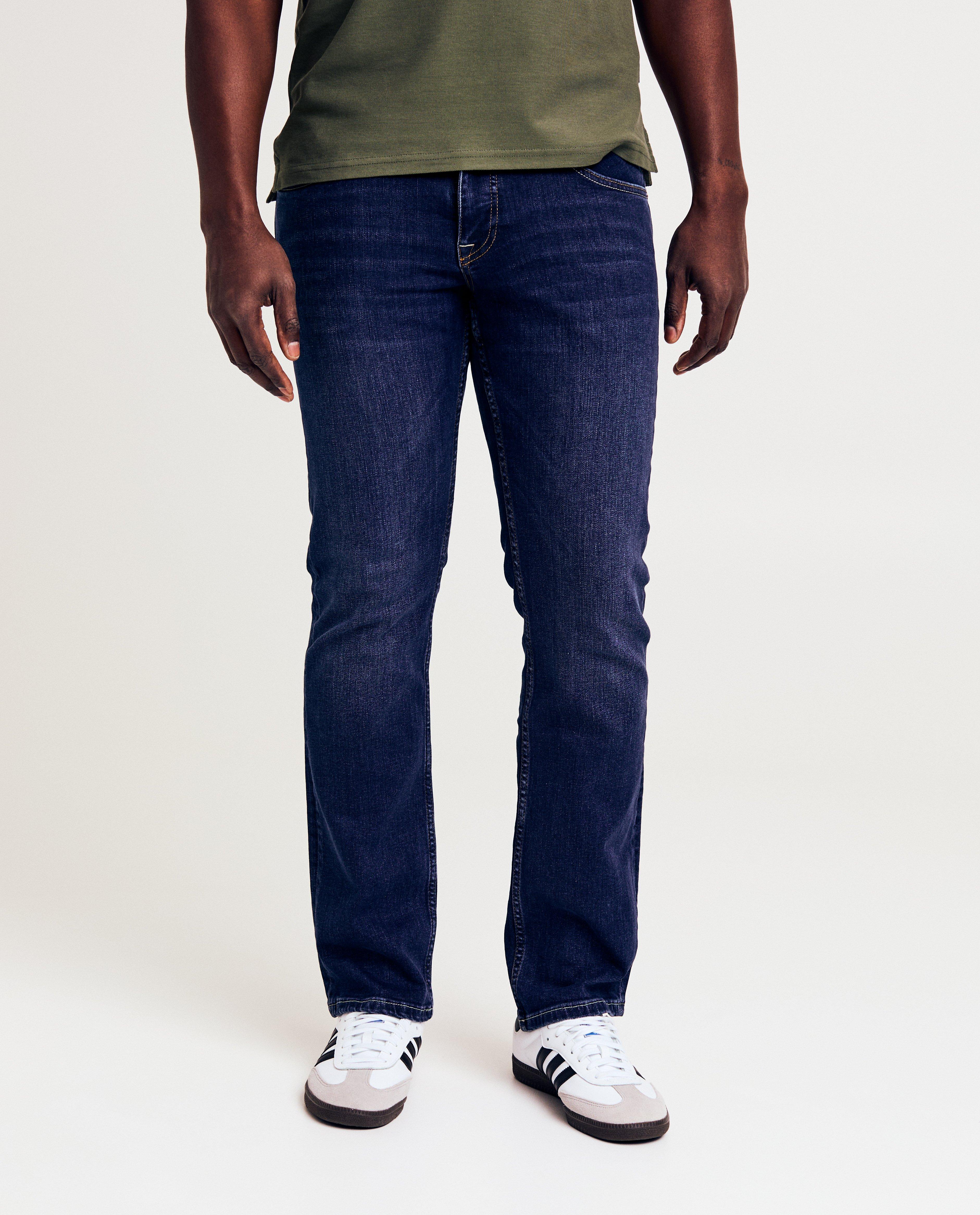 Jeans - Donkerblauwe jeans, straight fit
