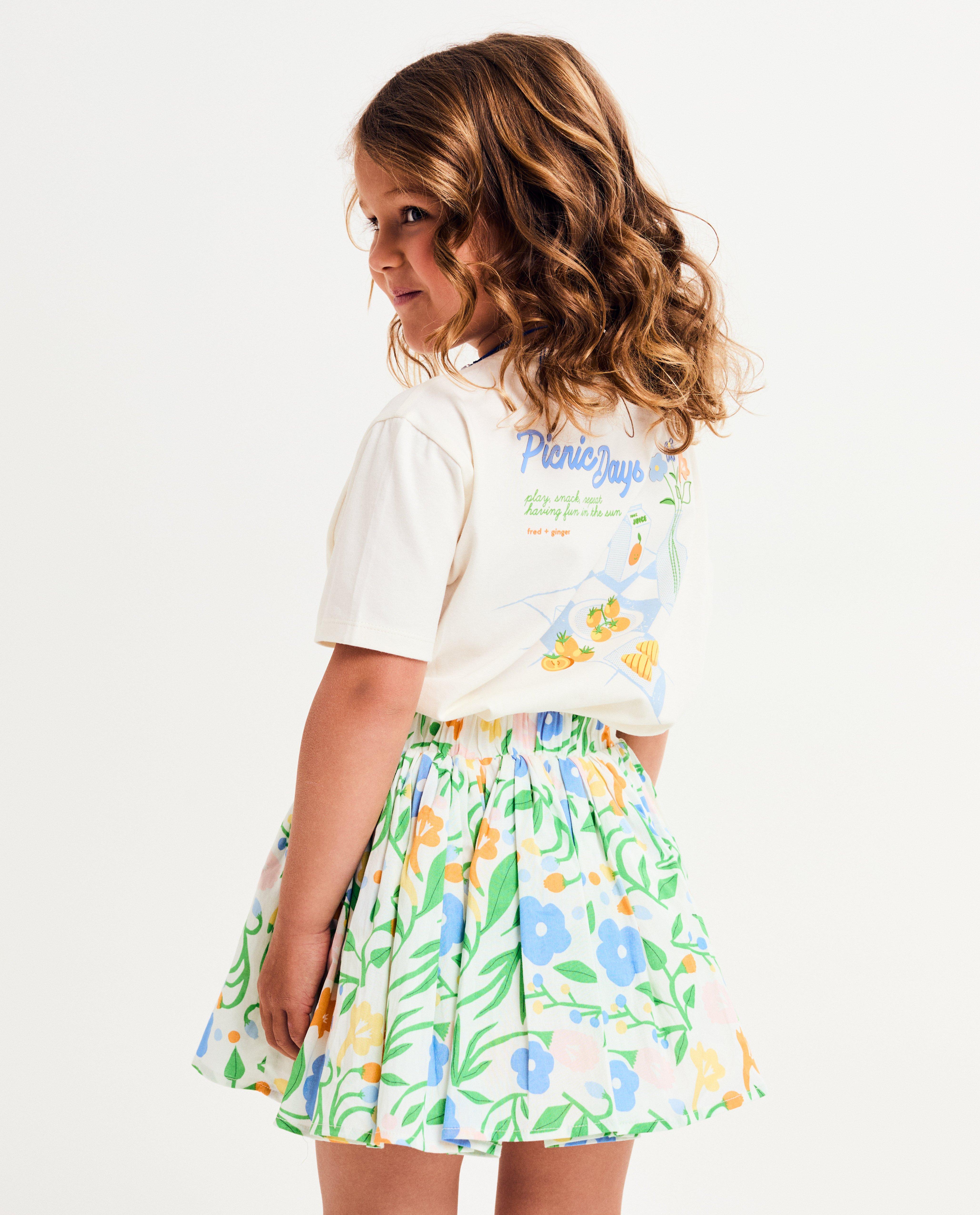 T-shirt met backprint, 92-134 - null - Fred + Ginger