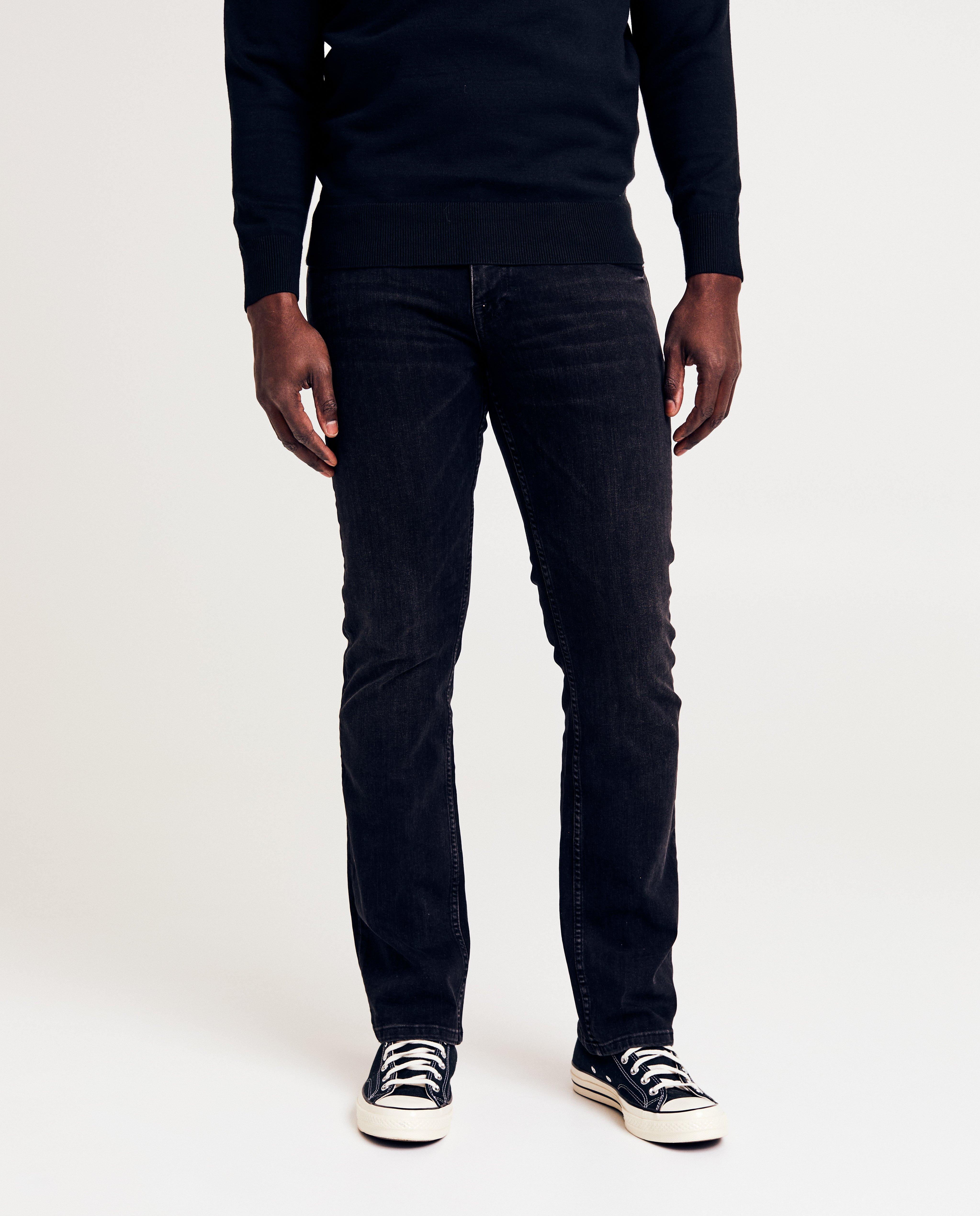 Jeans - Zwarte jeans, straight fit