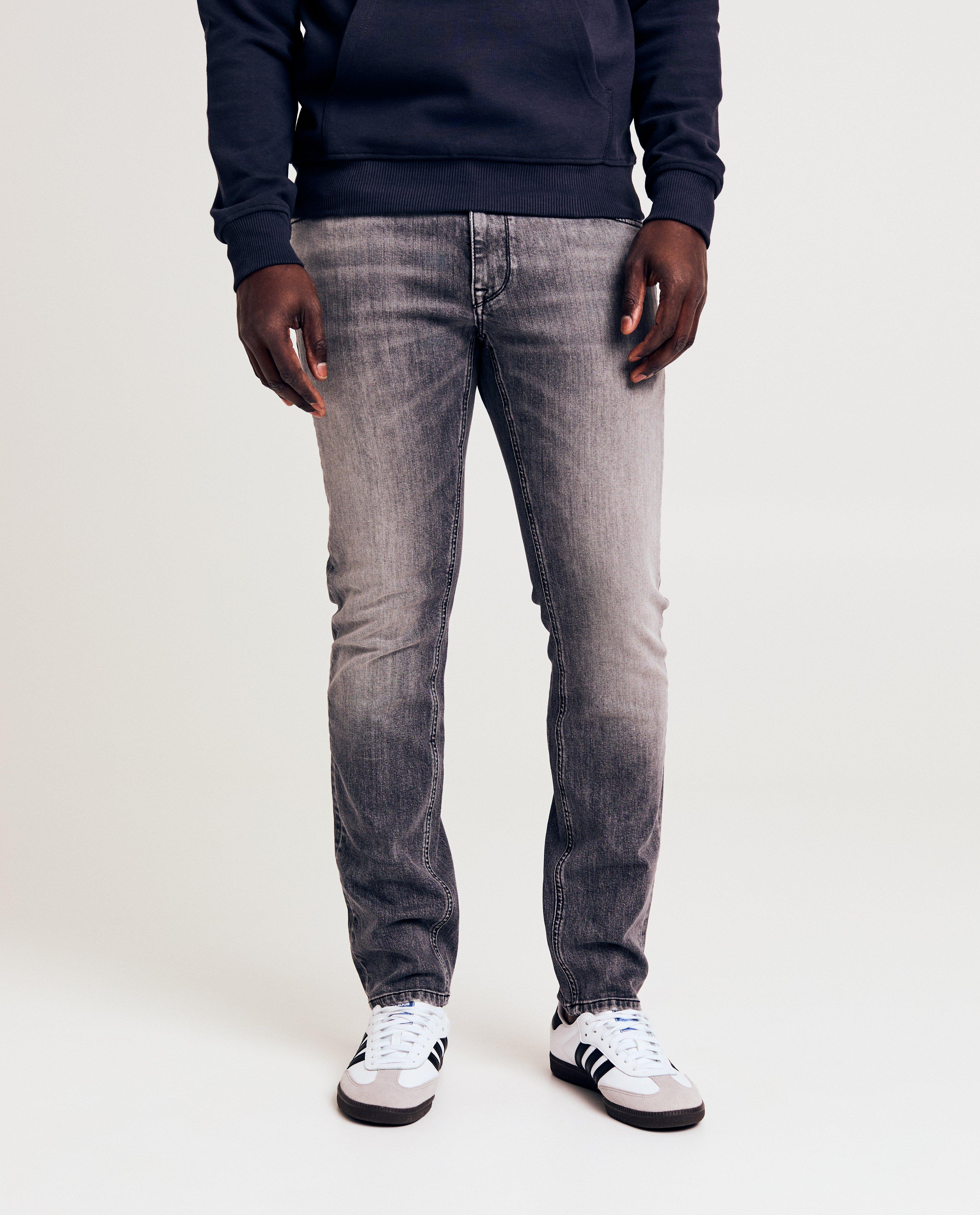 Jeans - Grijze jeans, slim fit