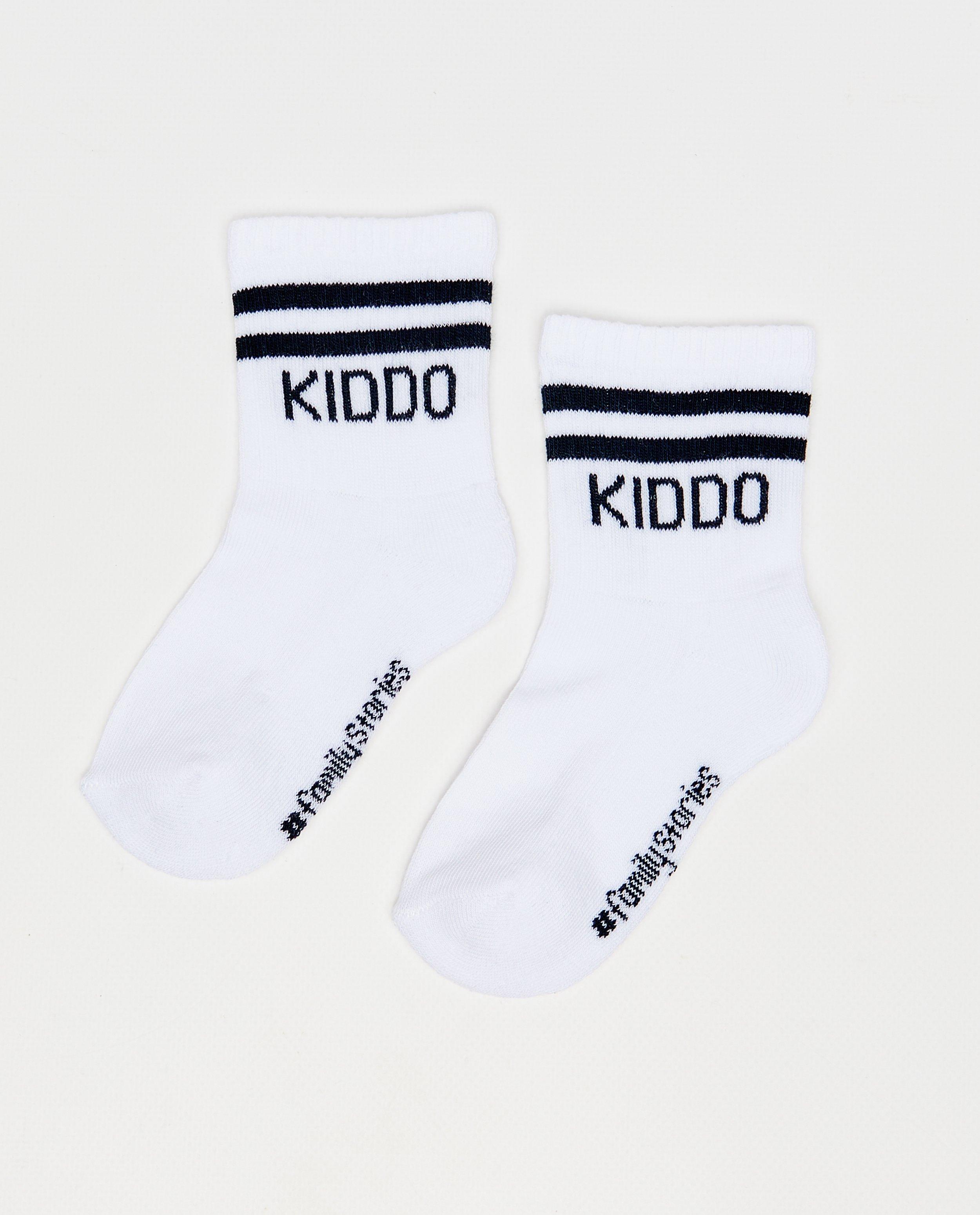 Kousen met opschrift Kiddo, 26-34 - null - Familystories