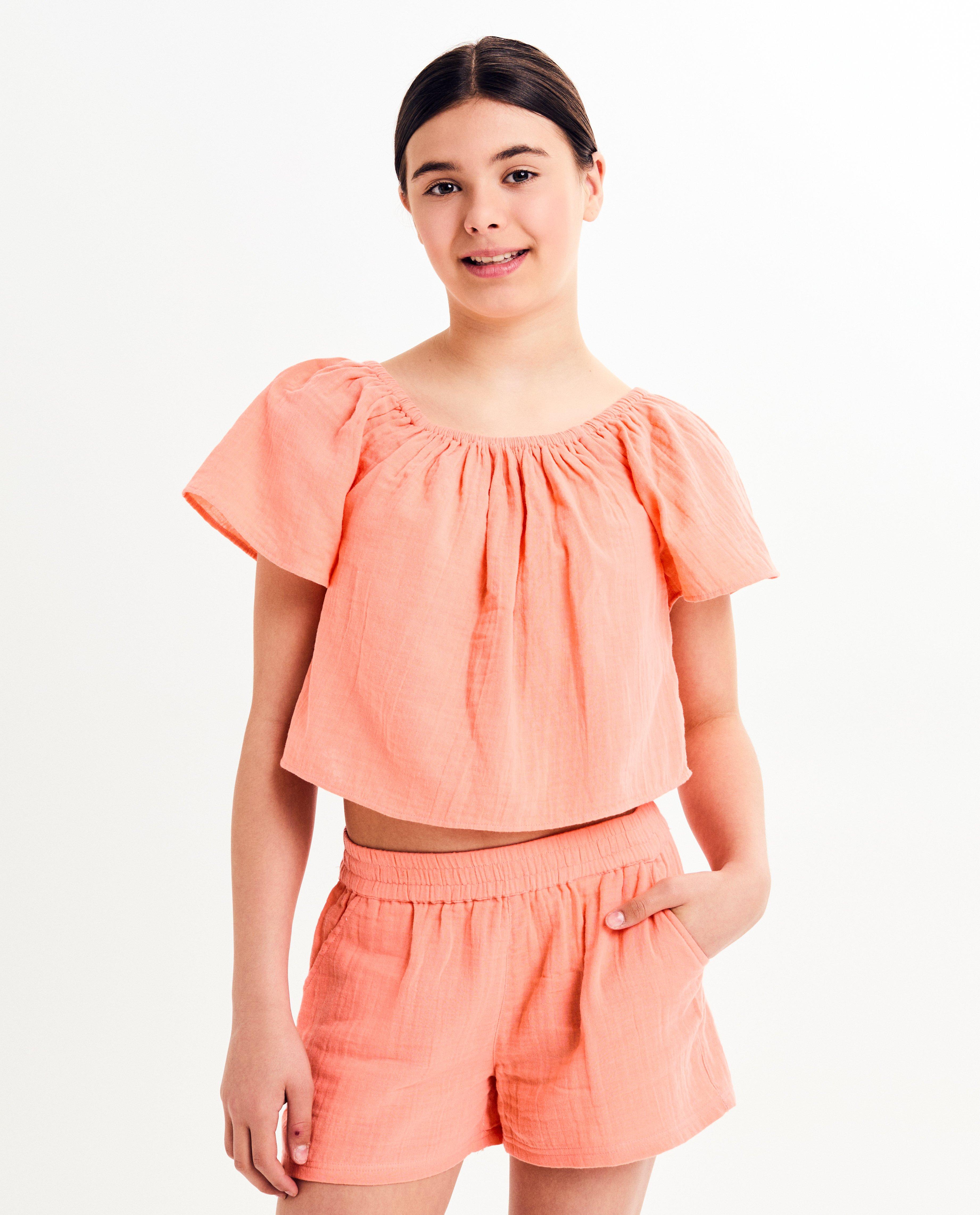 Hemden - Tetra top met rugdetail