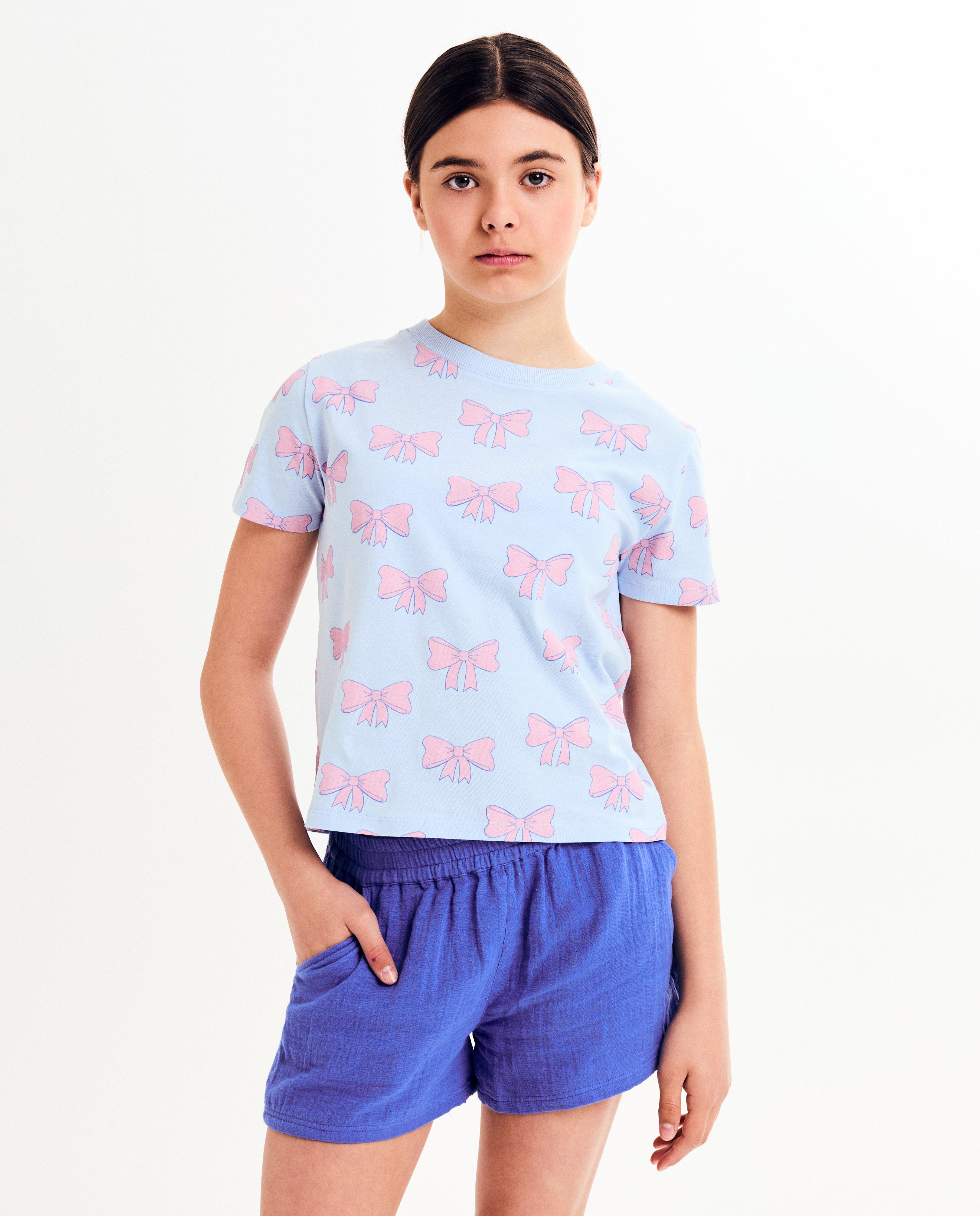 T-shirt met hartjesprint - null - Besties