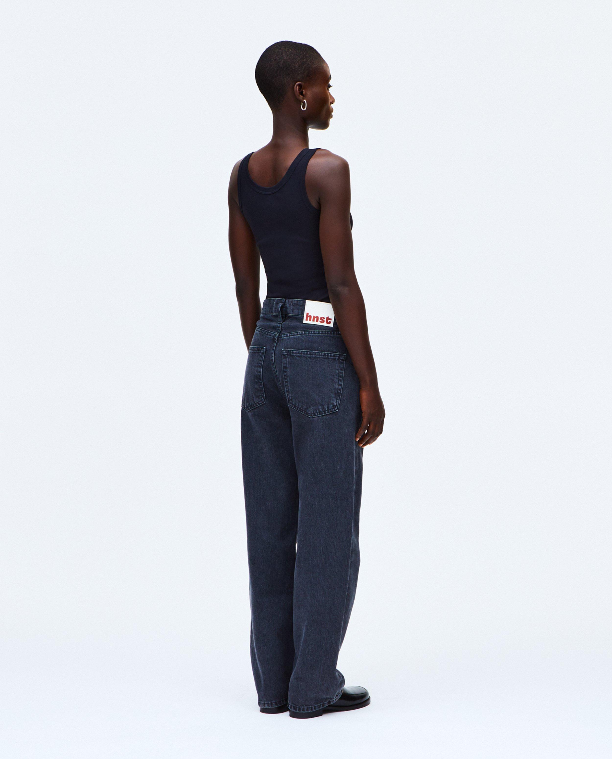Jeans - Zwarte jeans met riem