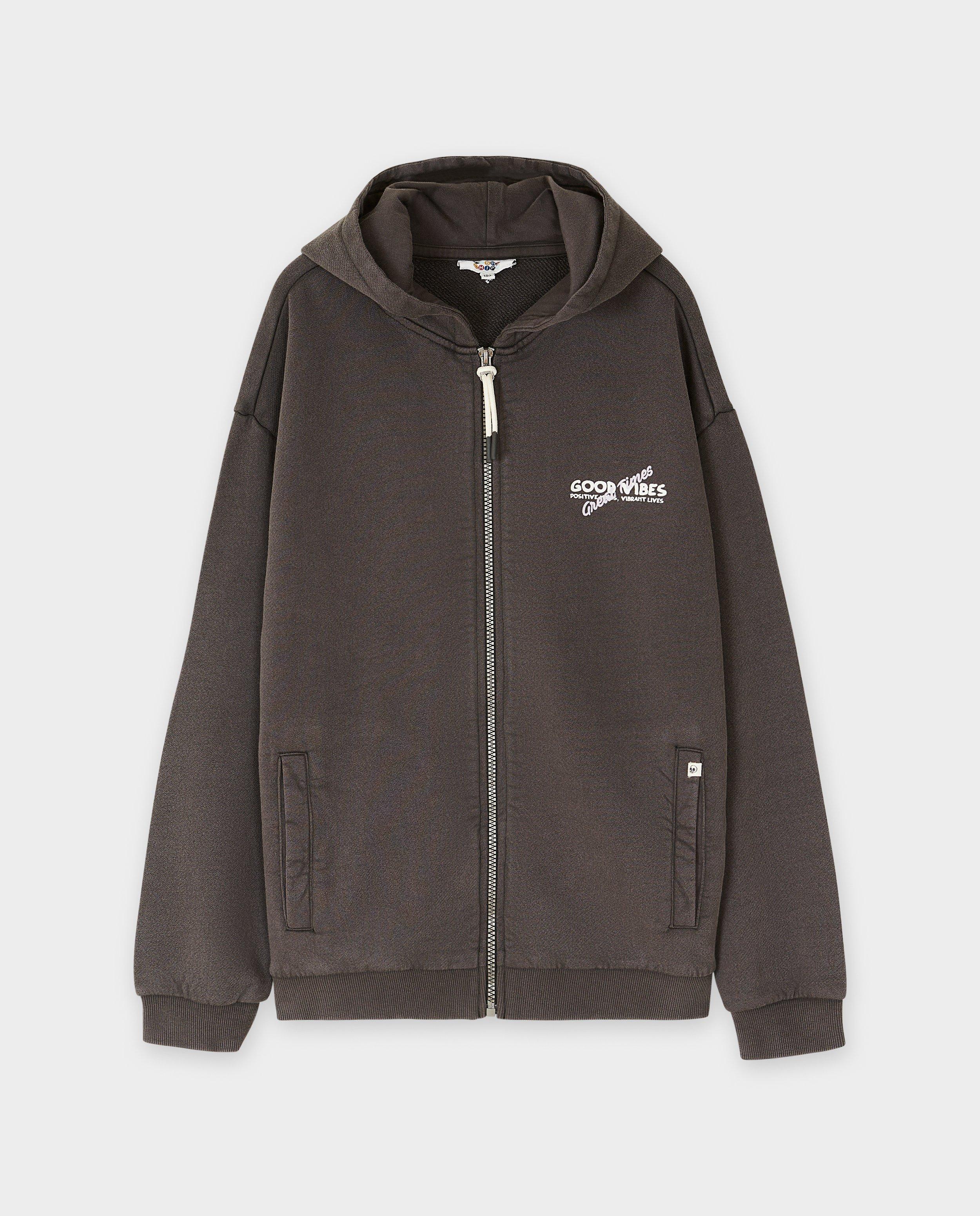Cardigan - Sweatvest met opschrift