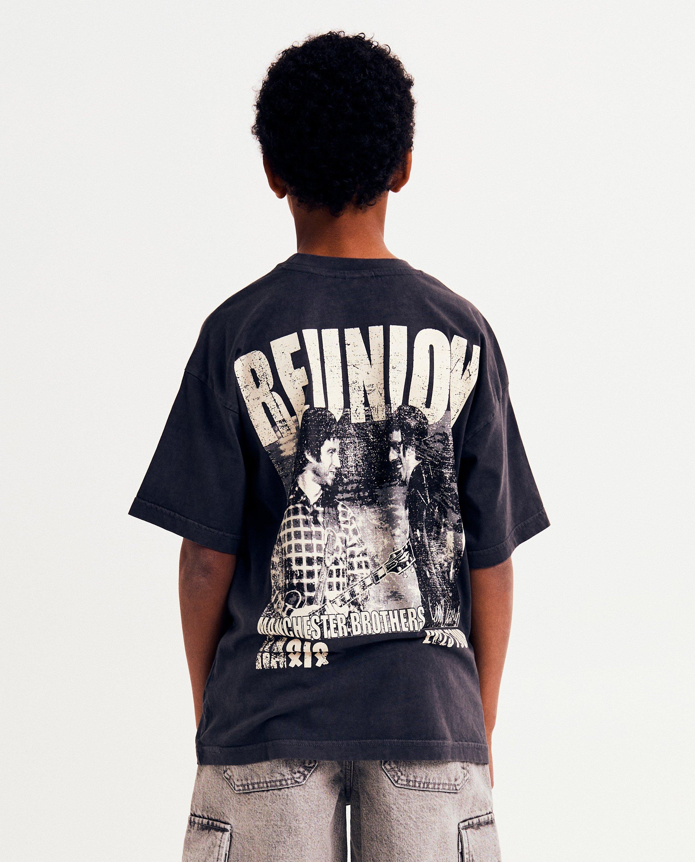 T-shirt avec un imprim&eacute; au dos Oasis - D&eacute;tails du produit - noir - image num&eacute;ro 1