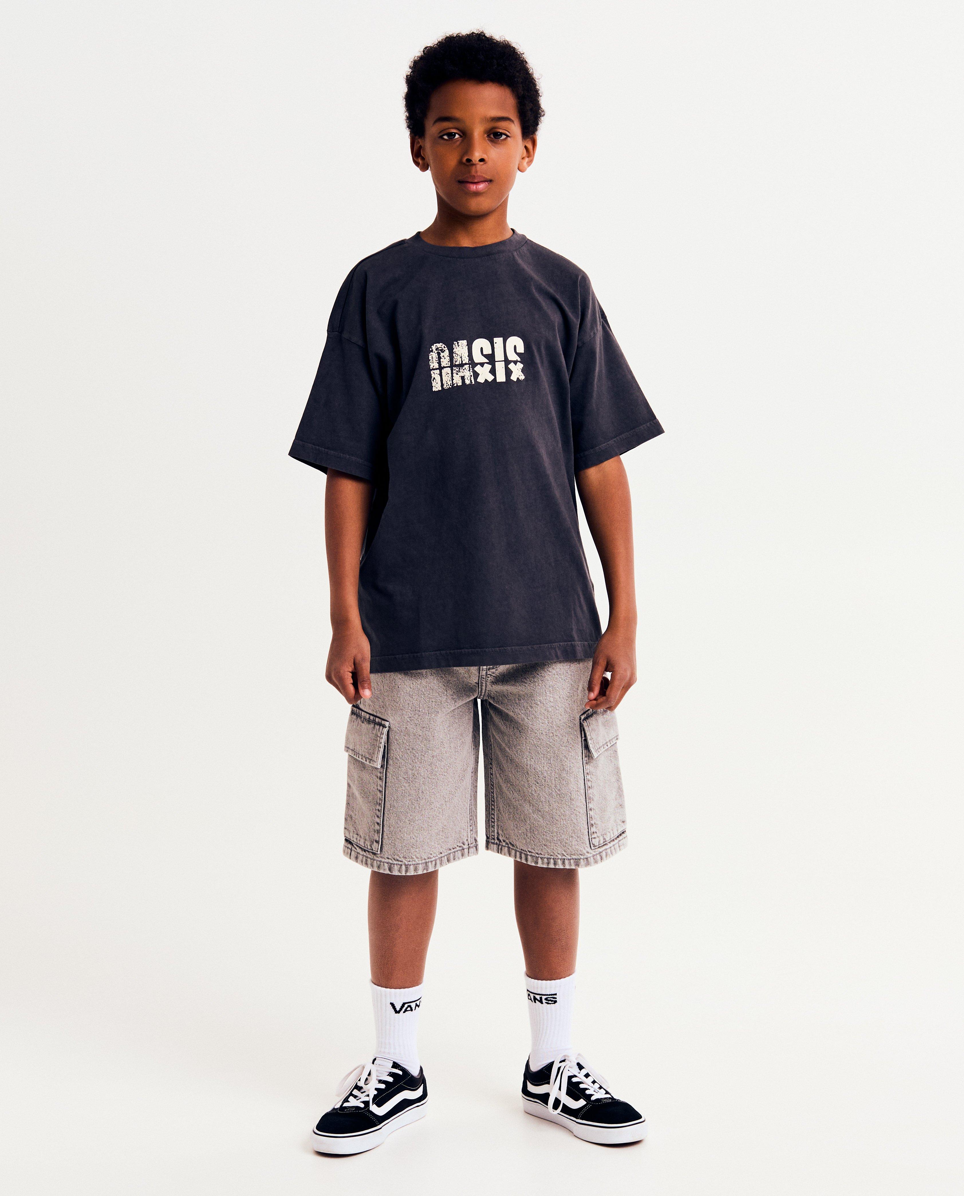 T-shirt avec un imprim&eacute; au dos Oasis - D&eacute;tails du produit - noir - image num&eacute;ro 3