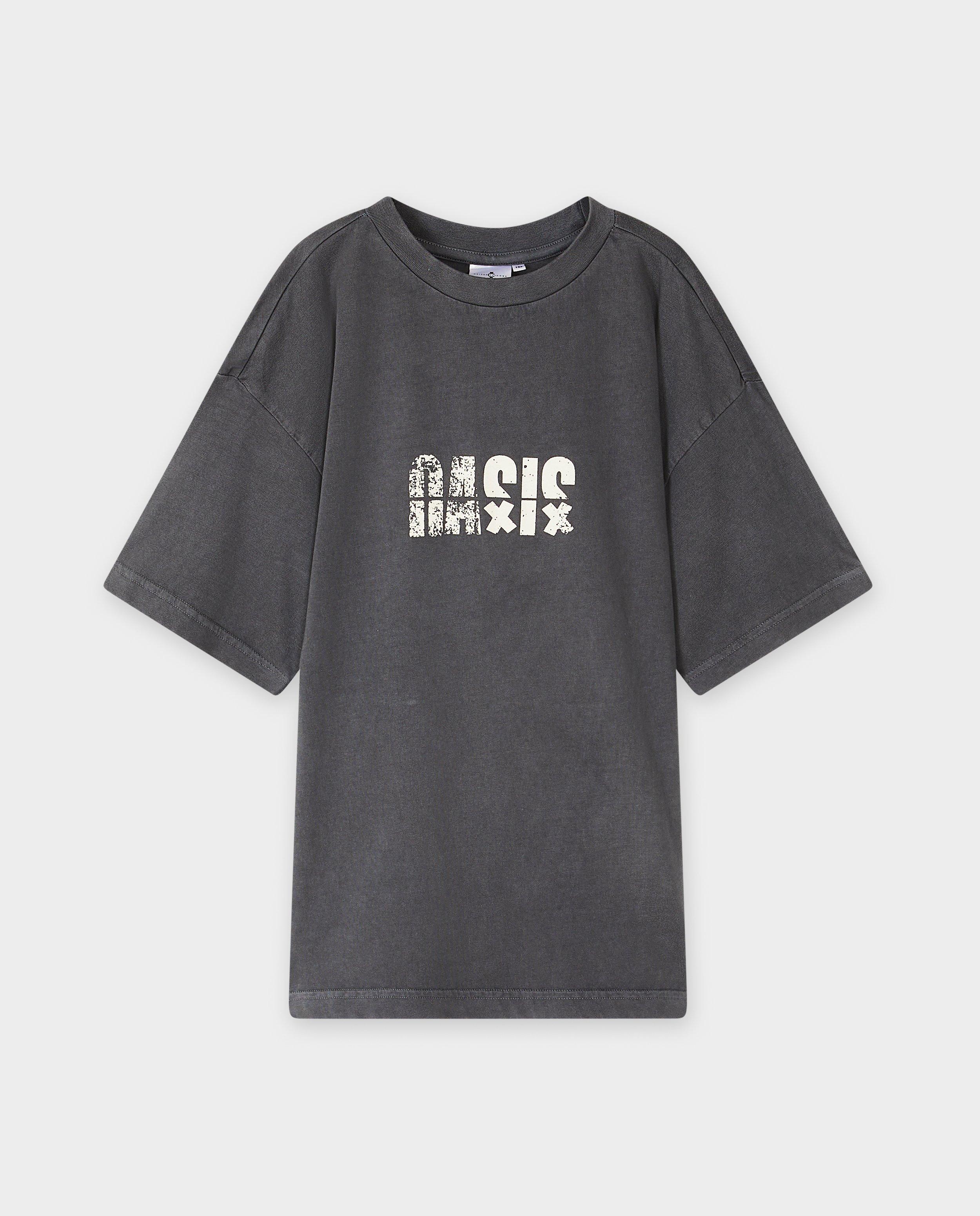 T-shirt avec un imprim&eacute; au dos Oasis - D&eacute;tails du produit - noir - image num&eacute;ro 5