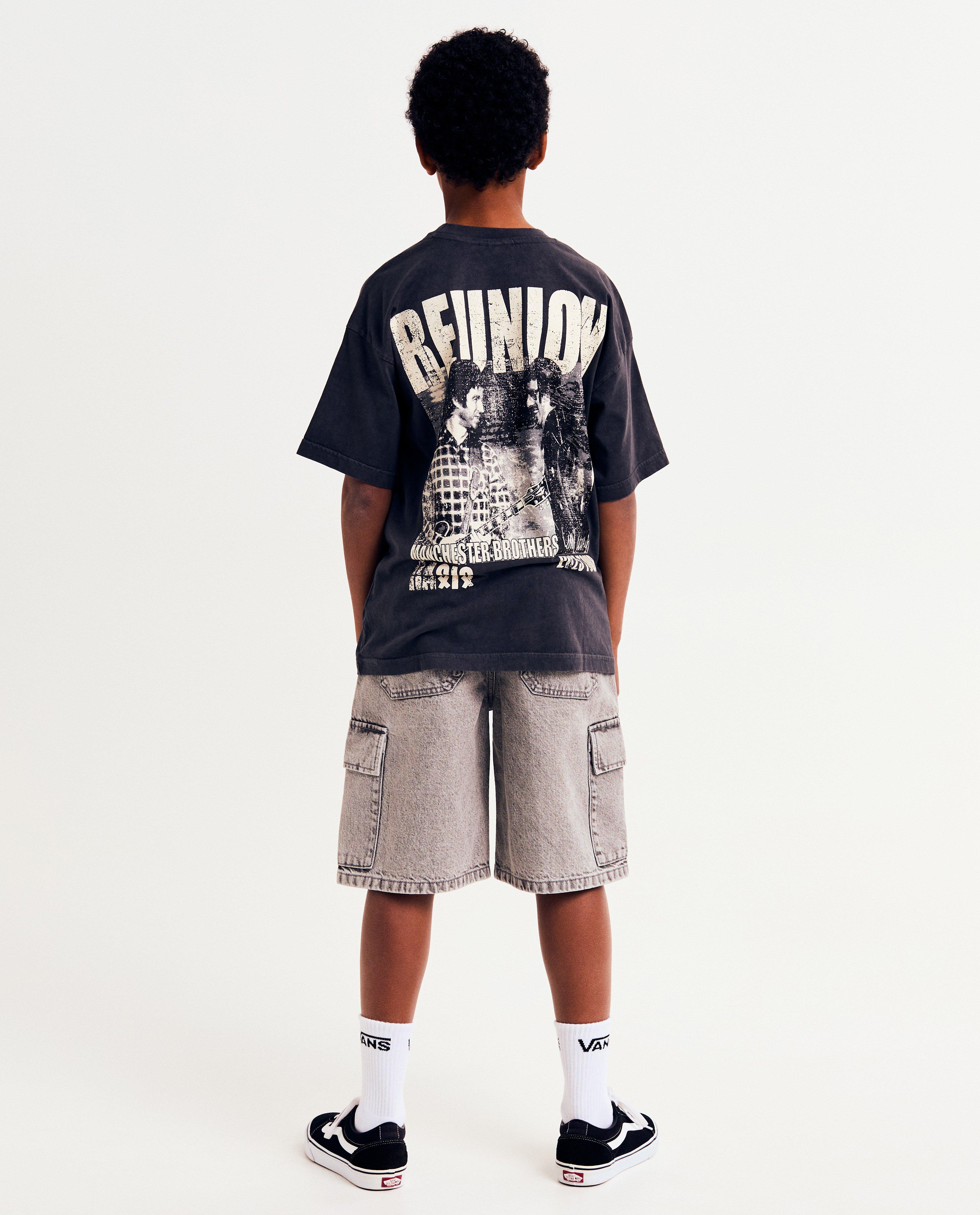 T-shirt avec un imprim&eacute; au dos Oasis - D&eacute;tails du produit - noir - image num&eacute;ro 4