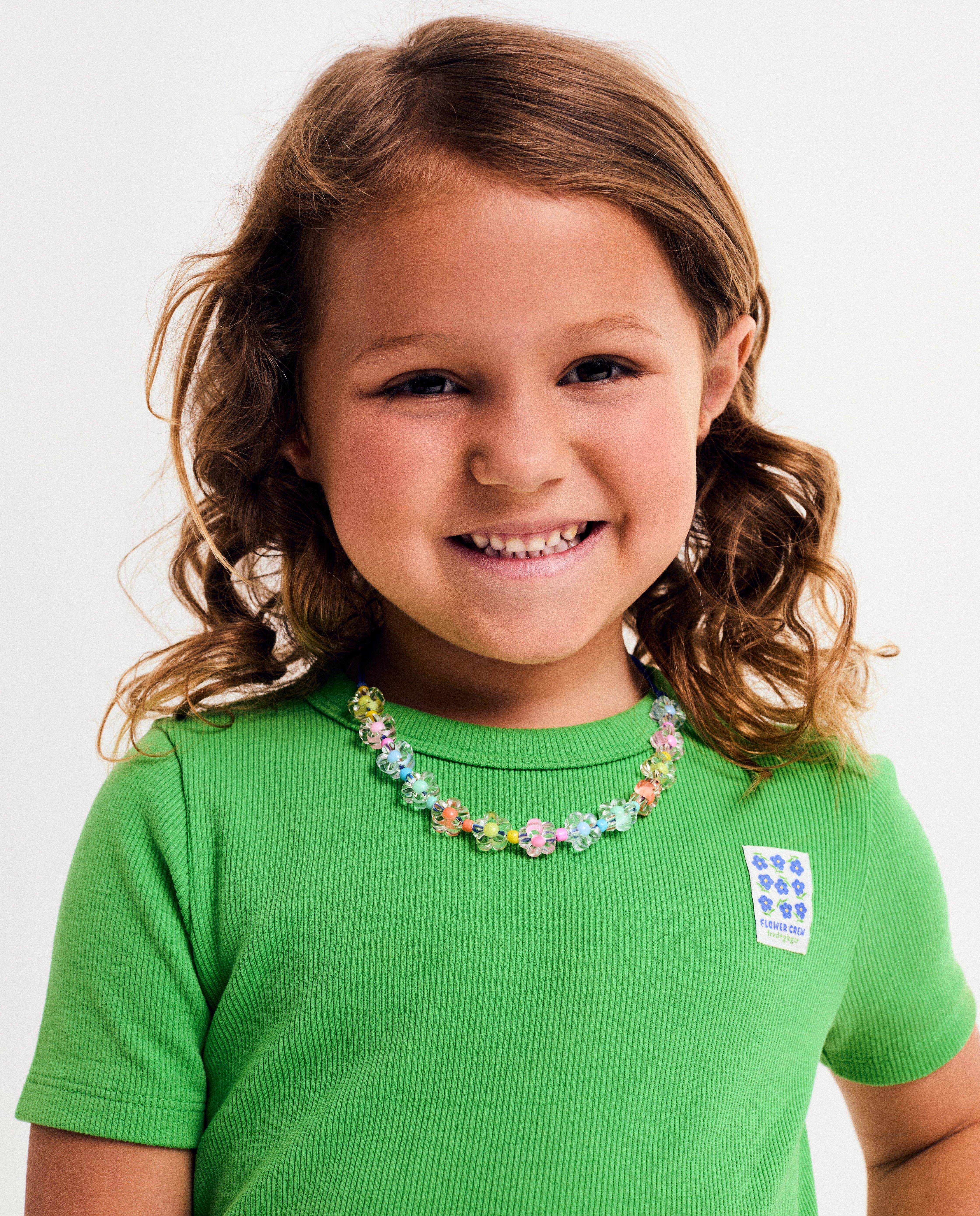 Juwelen - Ketting met bloemenparels
