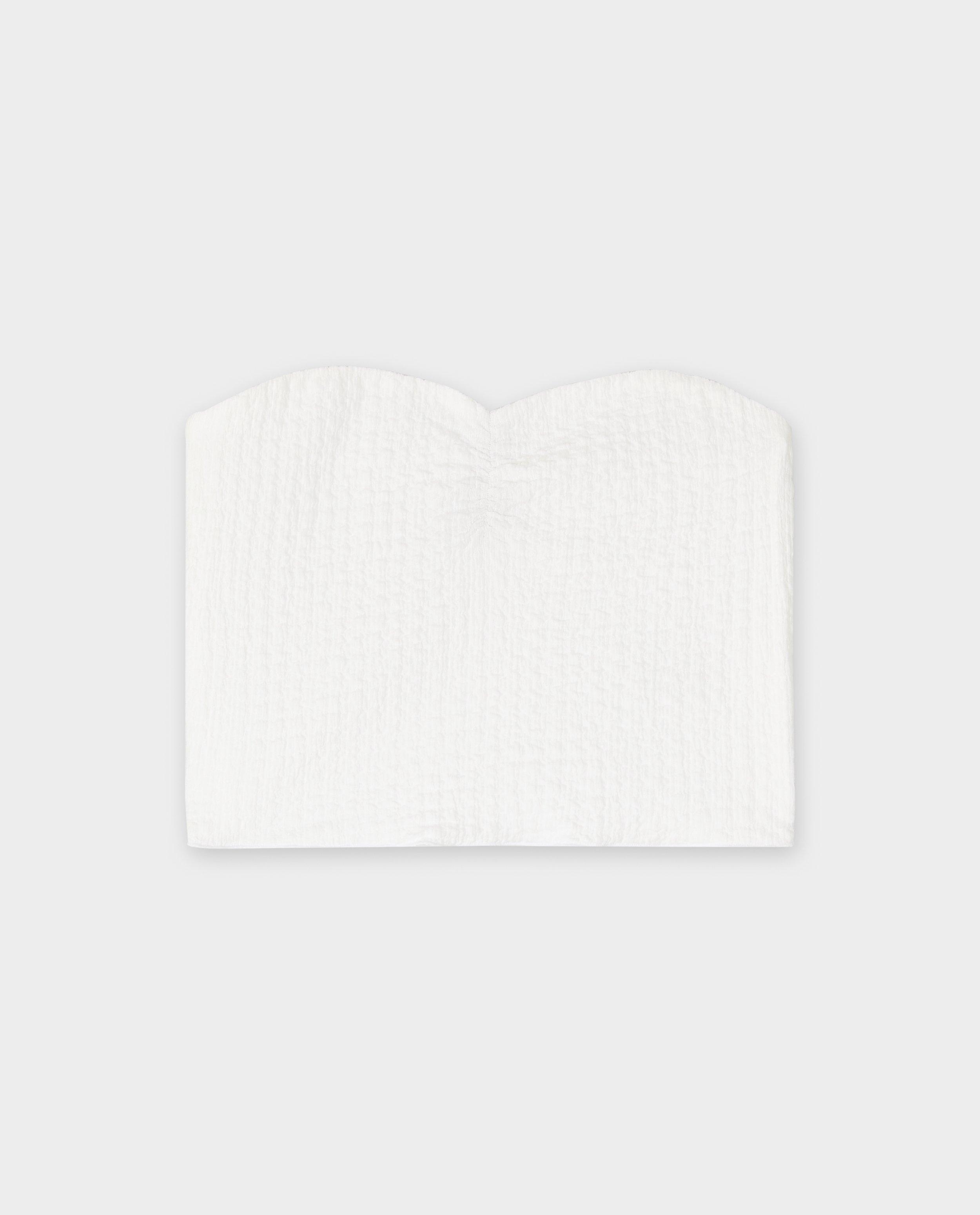 T-shirts - Top bandeau texturé