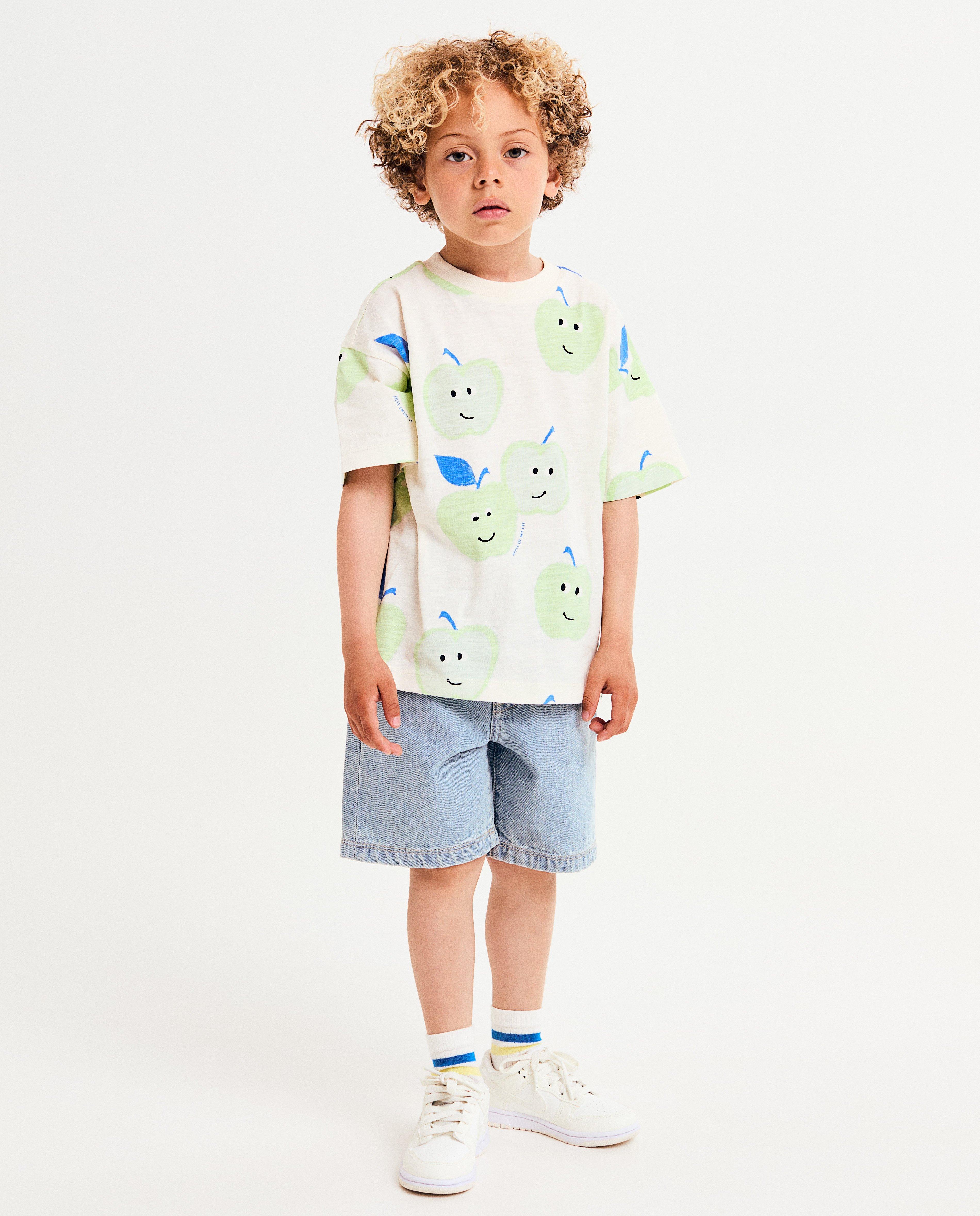 T-shirts - T-shirt met appelprint