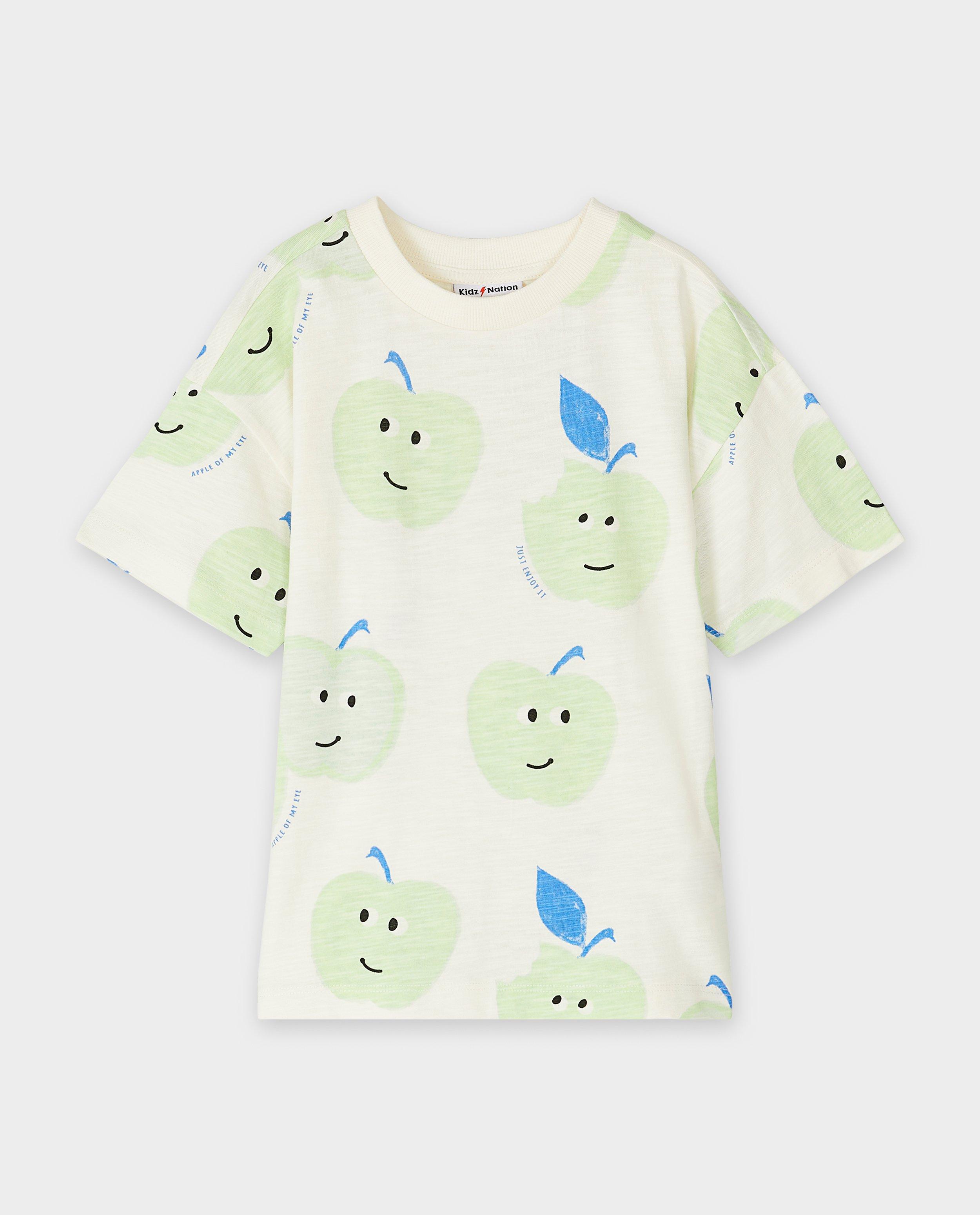 T-shirts - T-shirt met appelprint