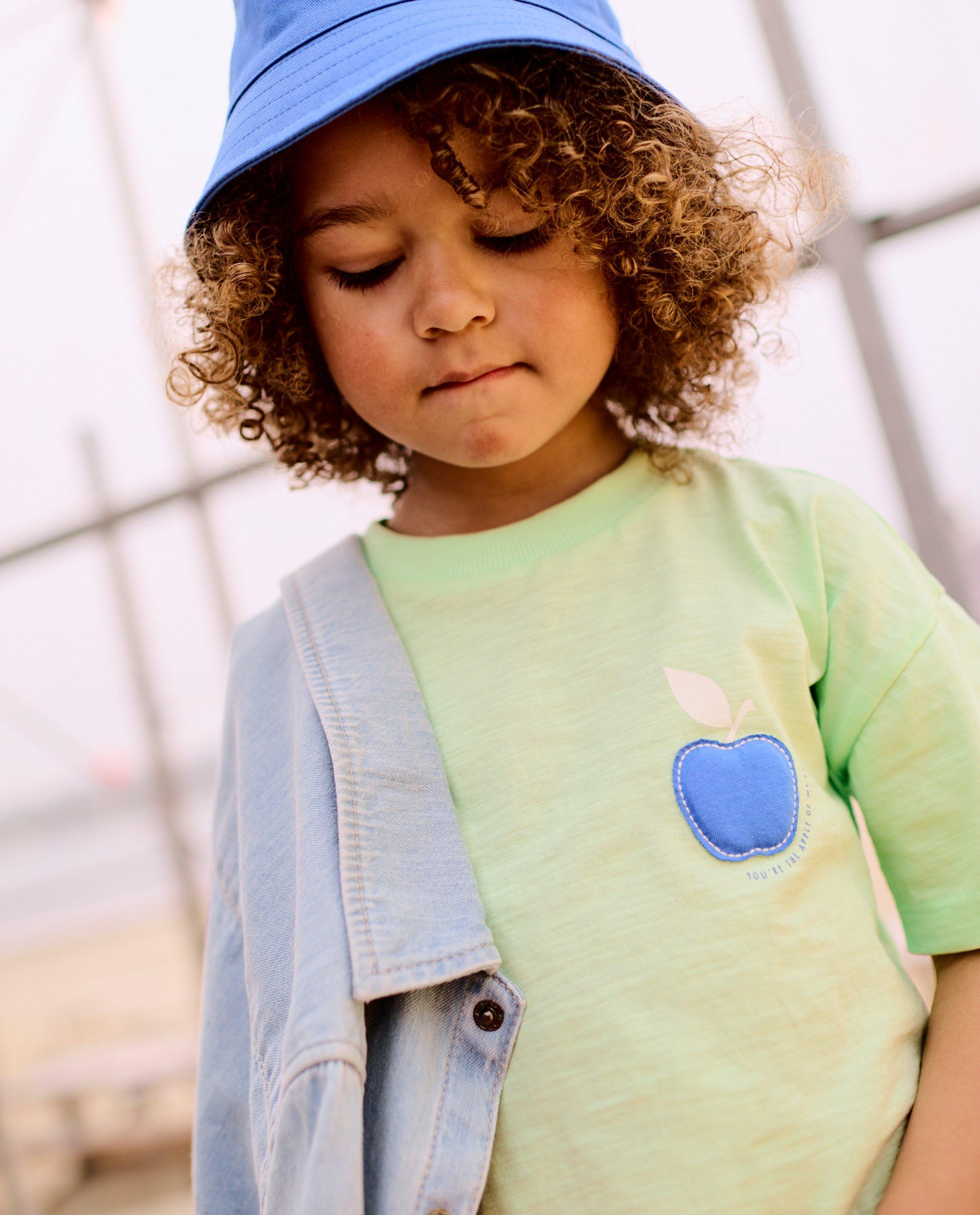 T-shirt met appelprint