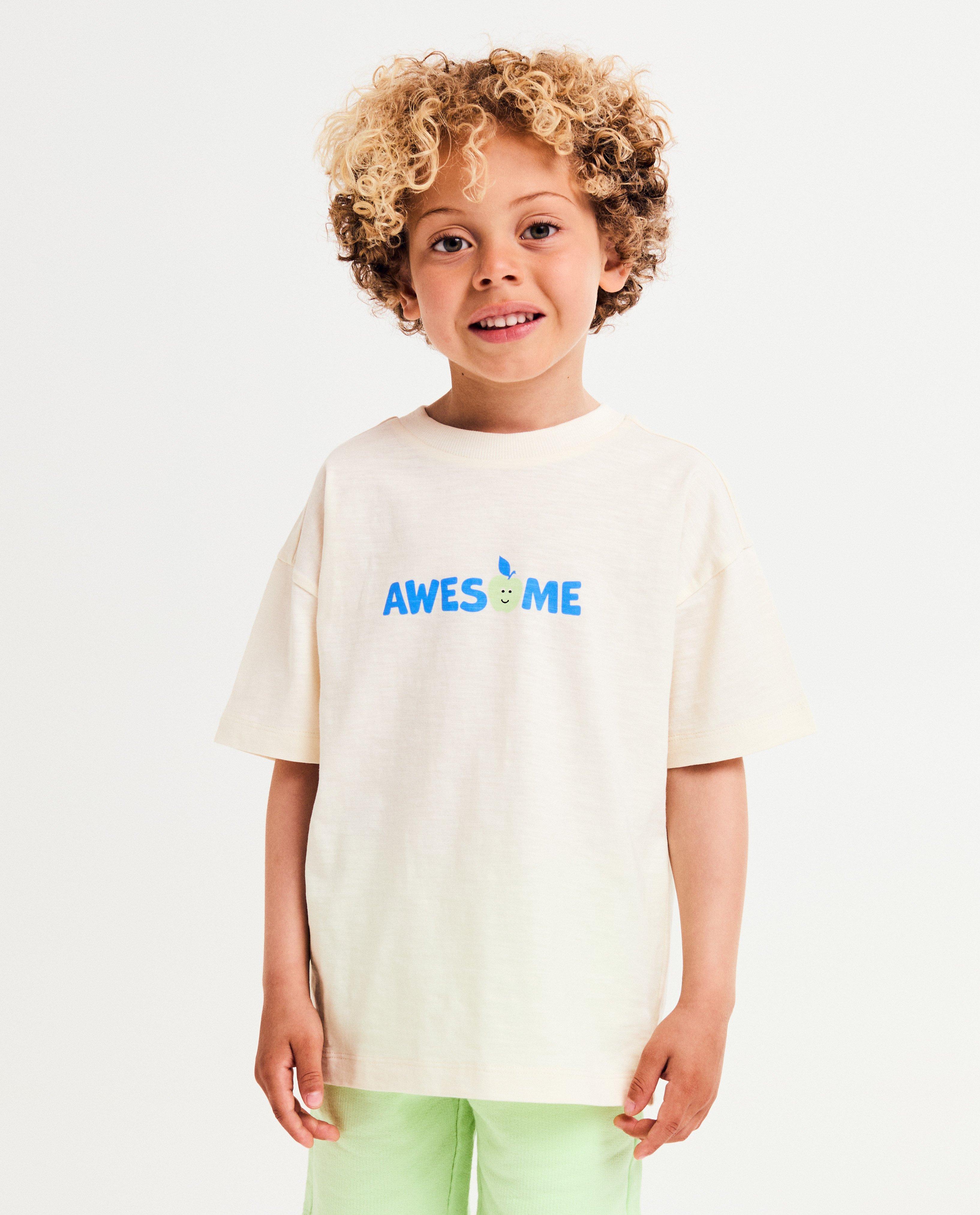 T-shirt met backprint