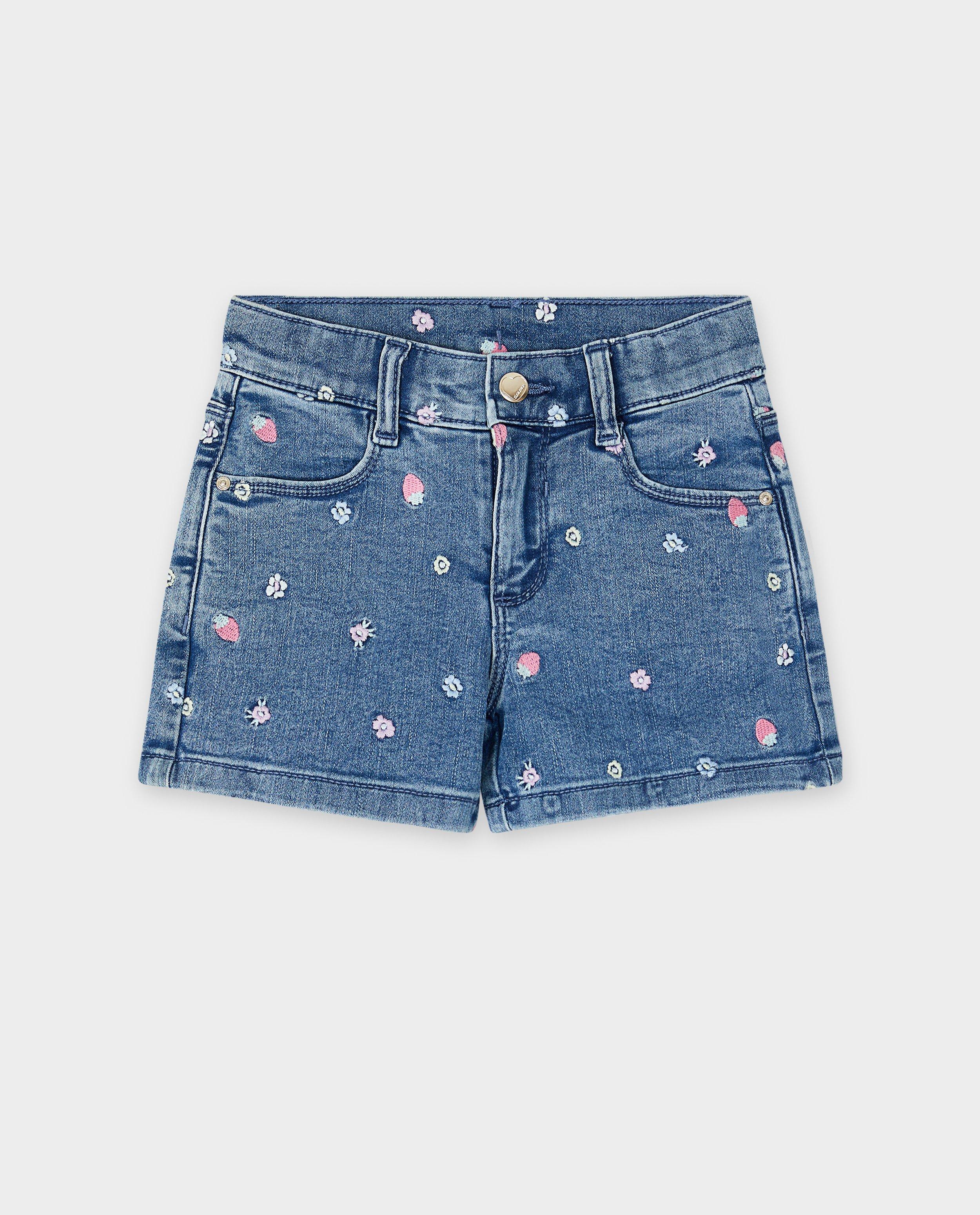 Jeansshort met borduursel - null - S. Oliver