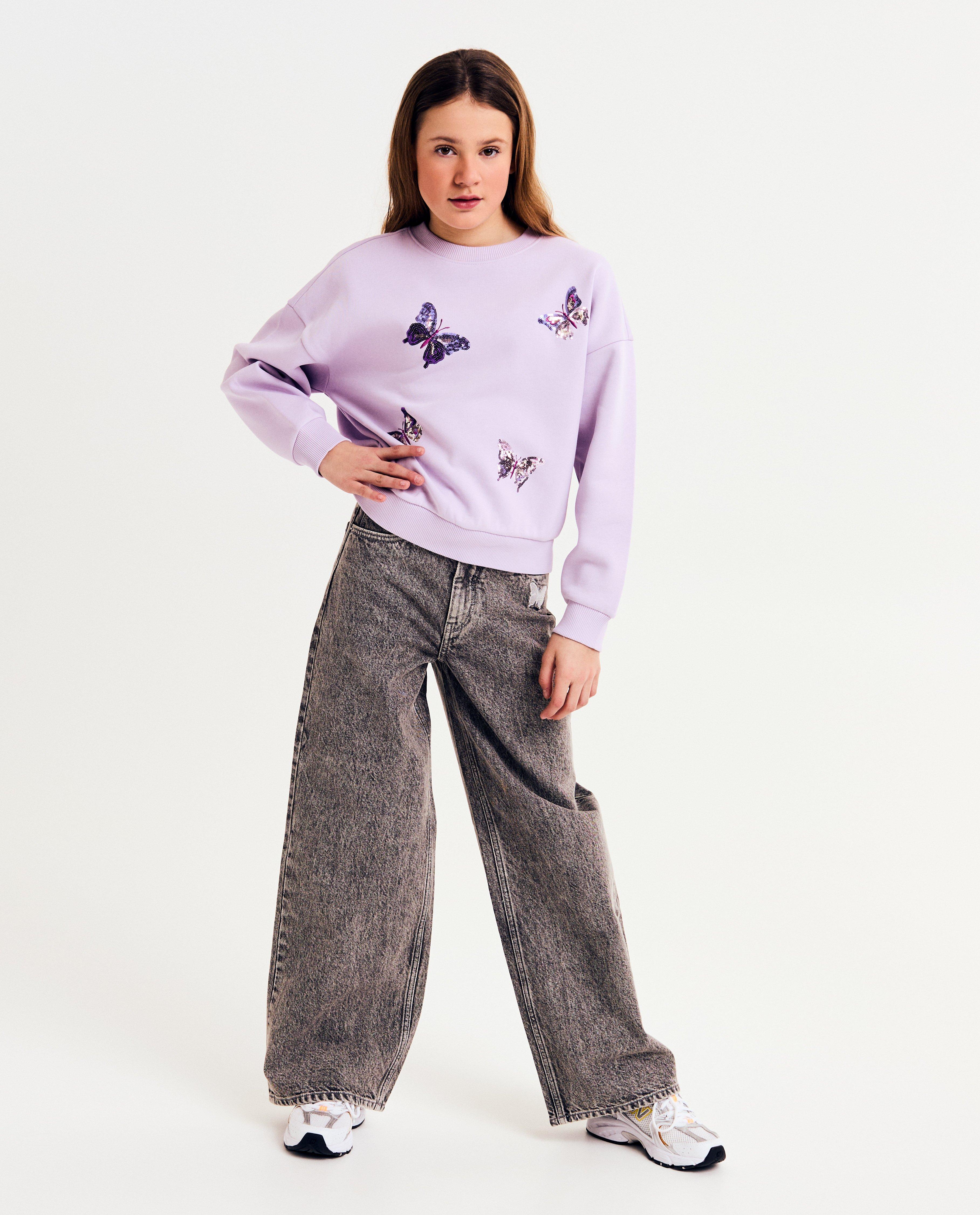 Sweater met pailletten - Product Detail - paars - afbeelding nummer 2