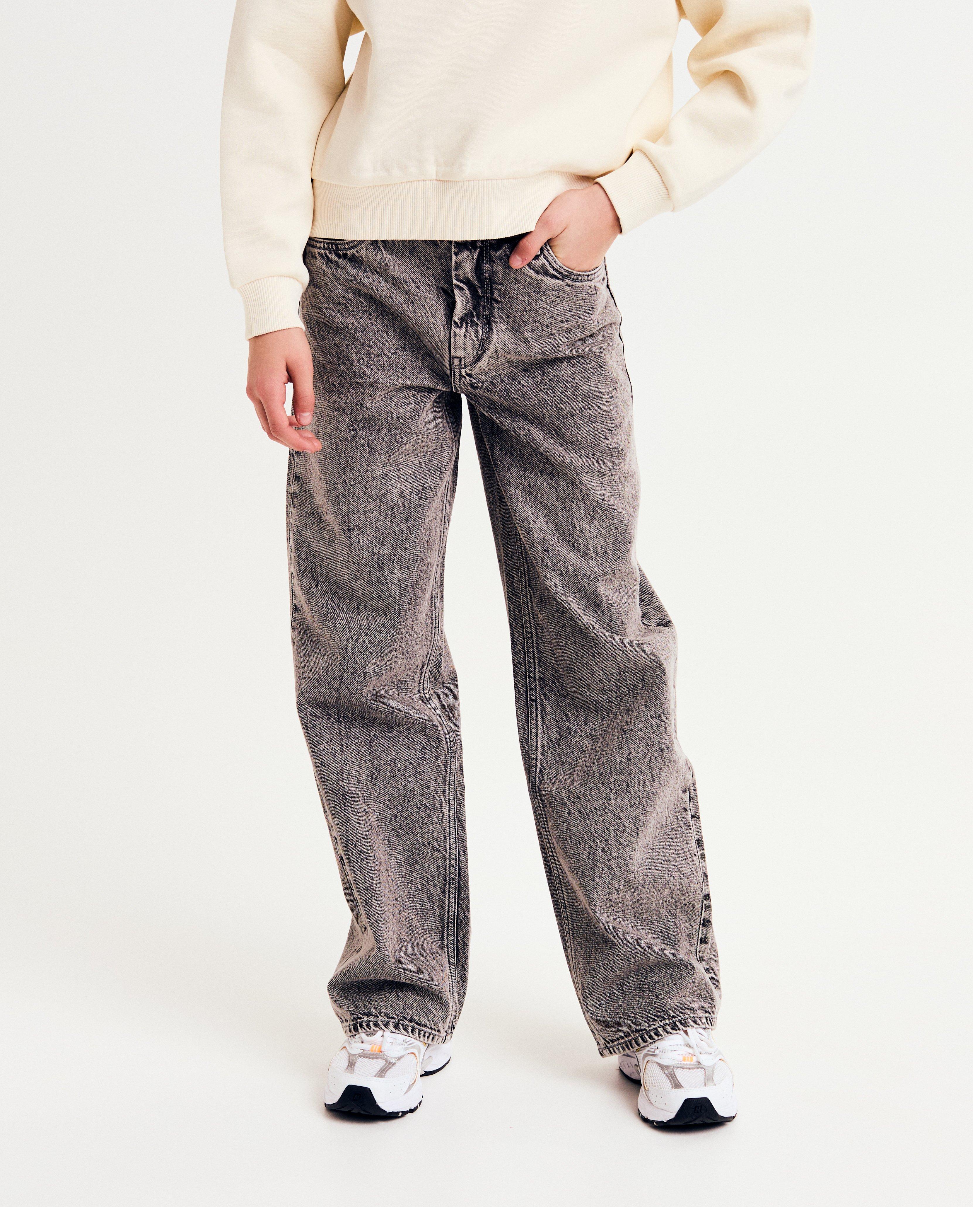 Jeans - Grijze jeans, straight fit