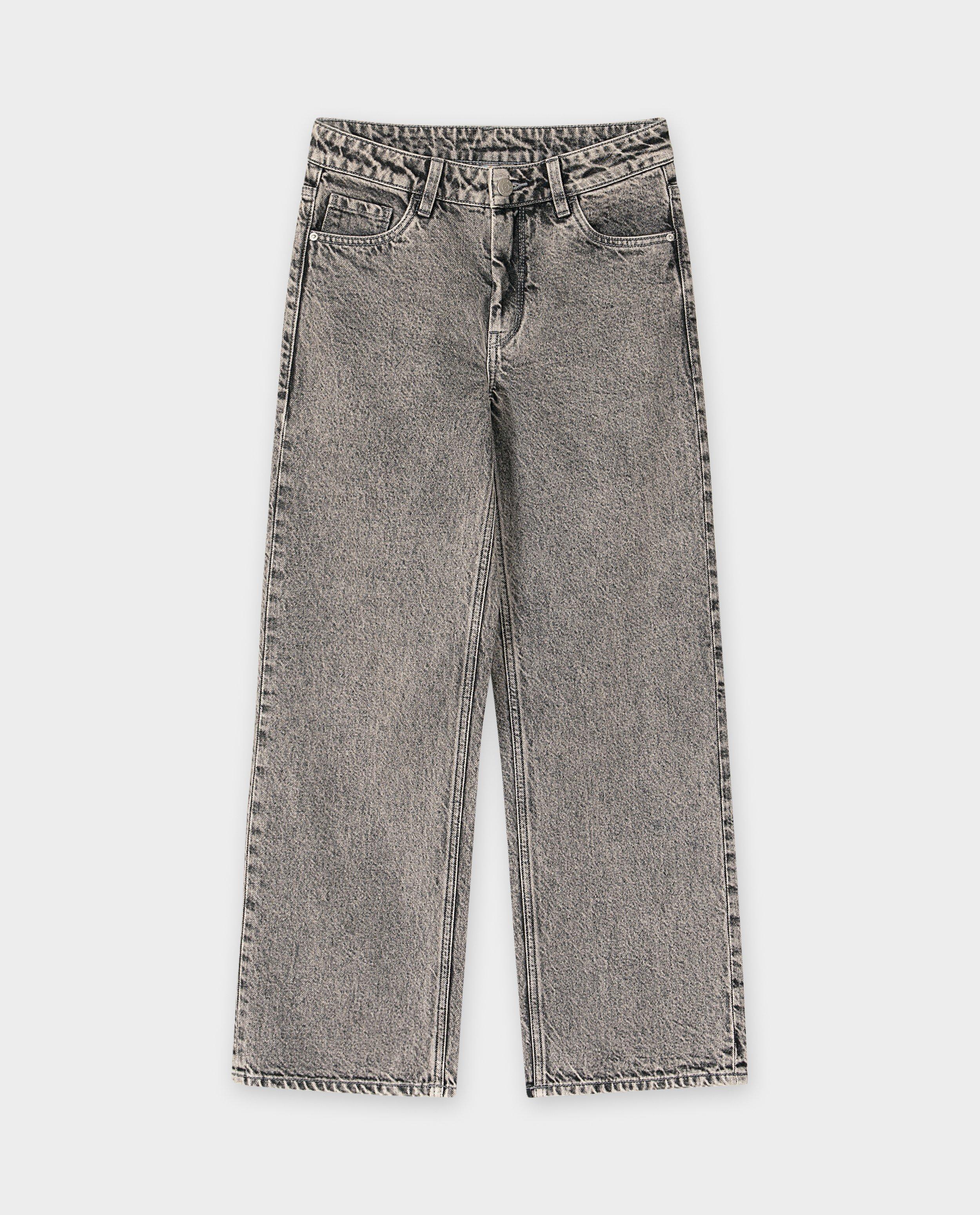 Jeans - Grijze jeans, straight fit