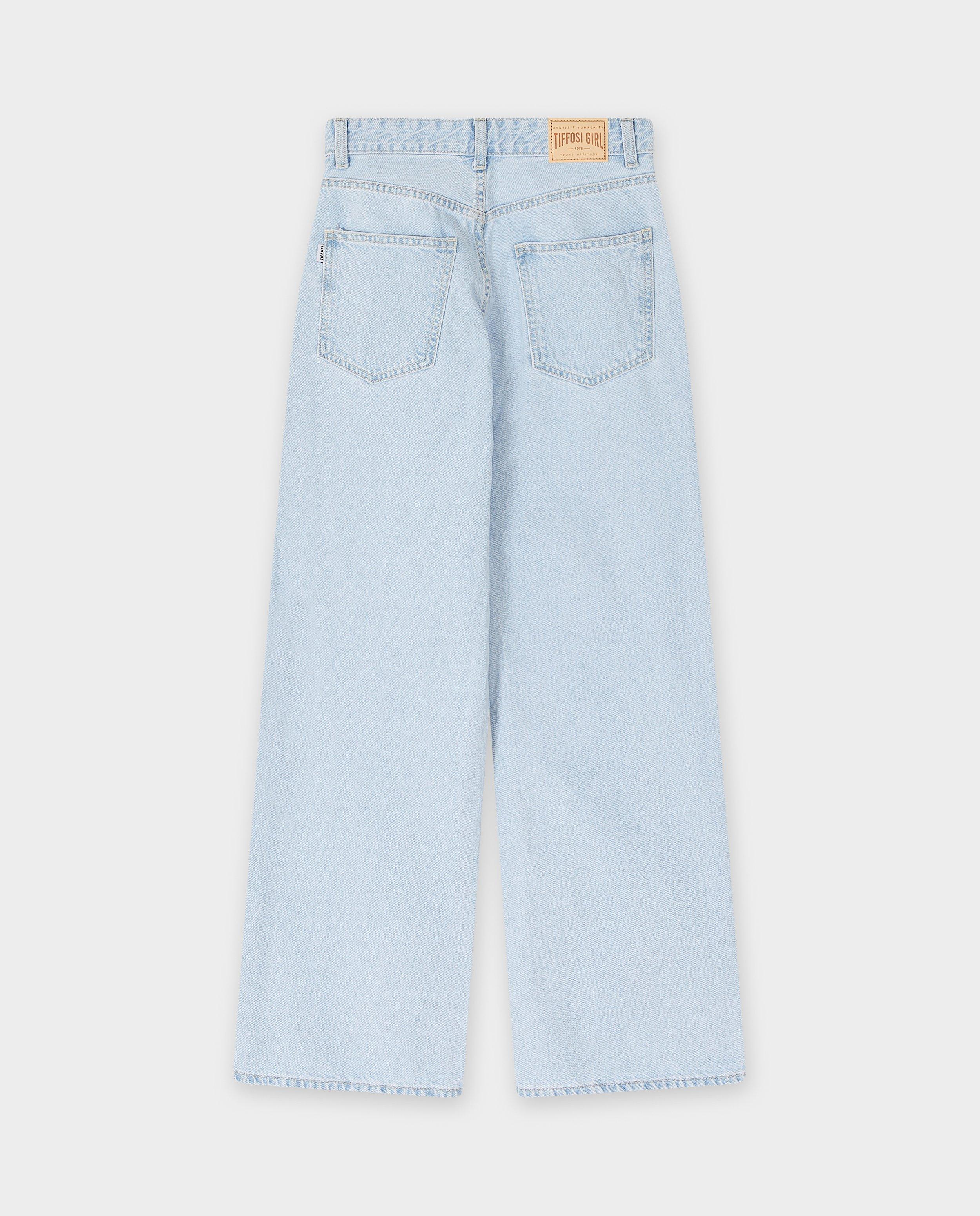 Jeans - Lichtblauwe jeans, wide fit