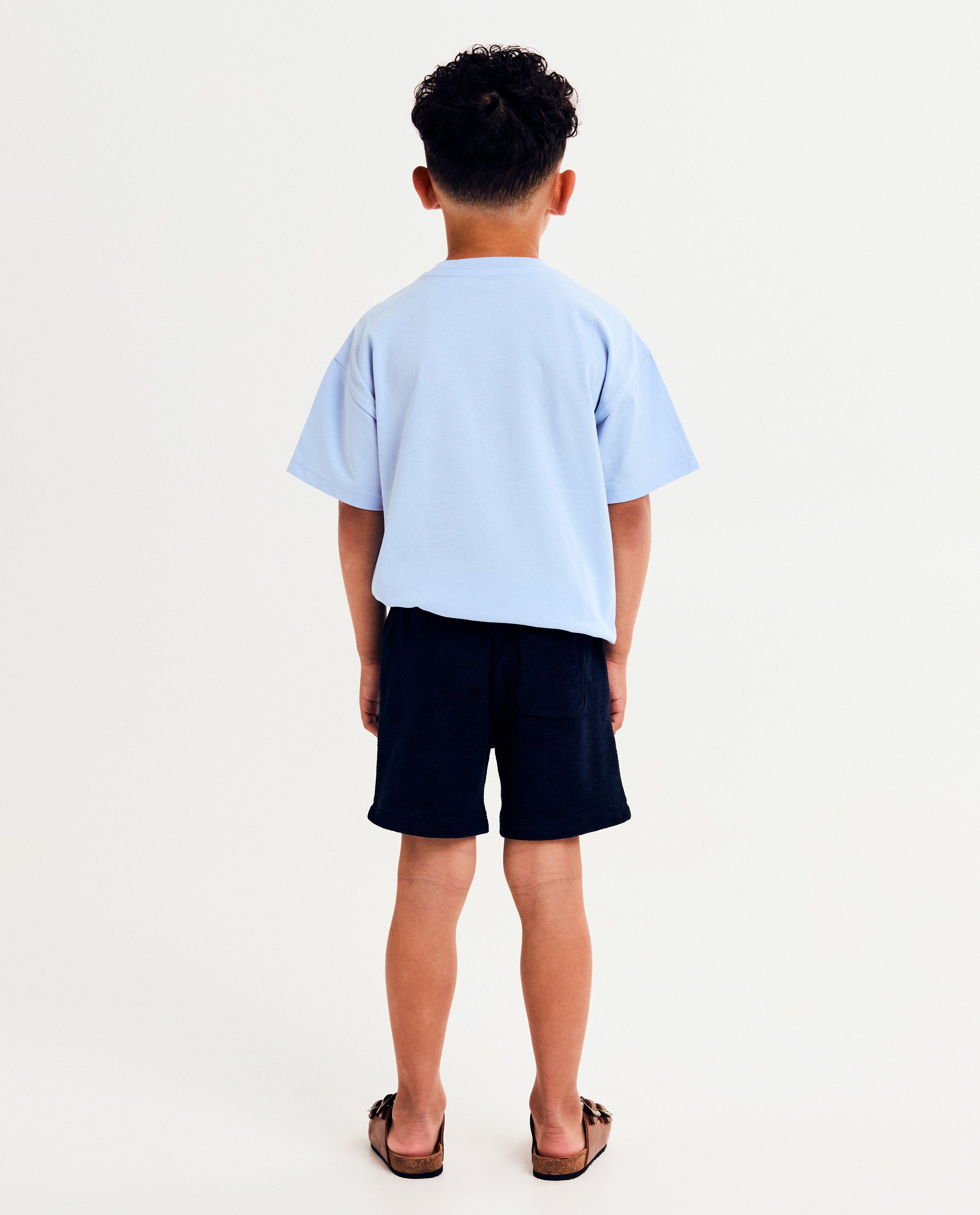 Shorten - Groene short van badstof