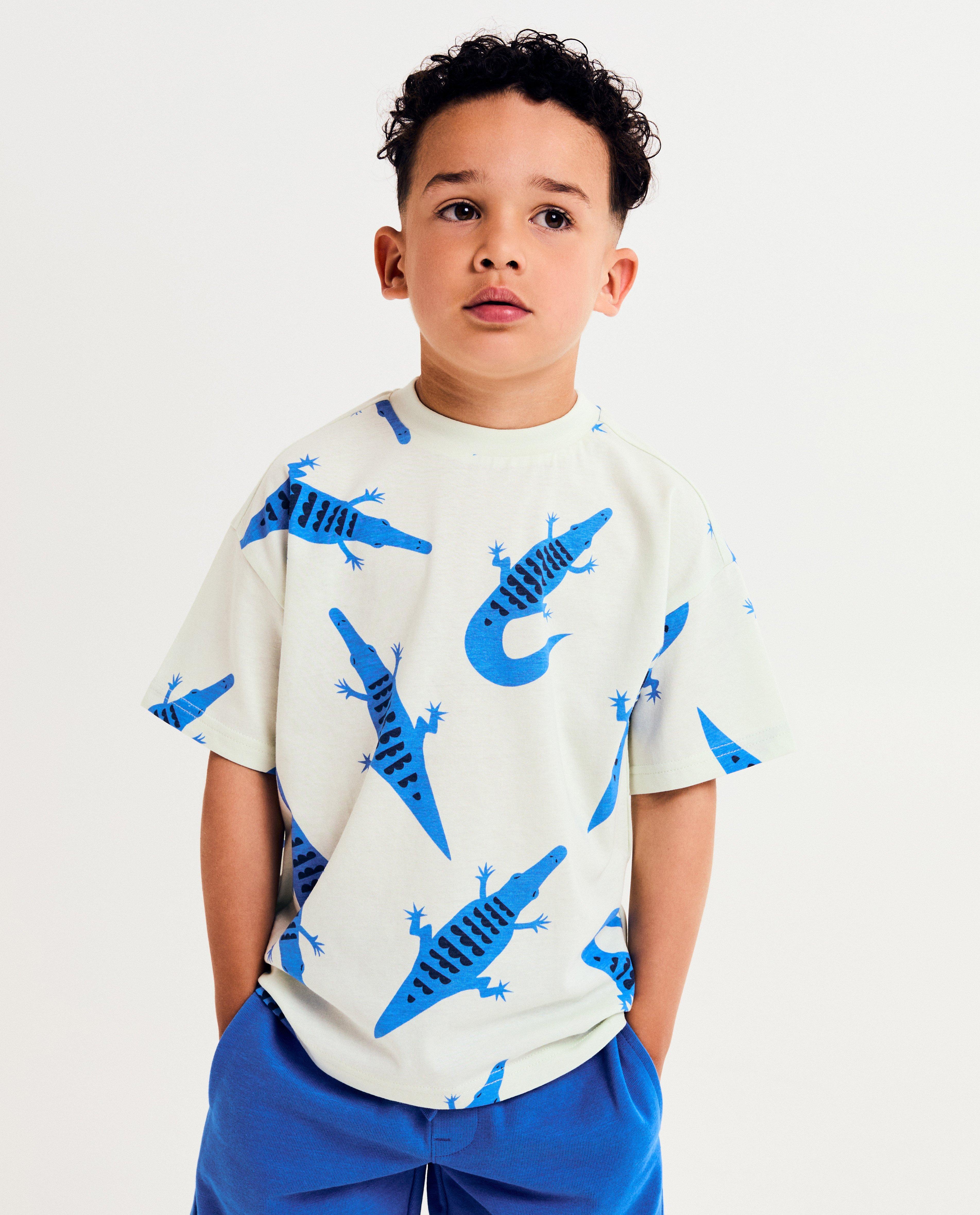 T-shirt met print palmbomen - null - Besties