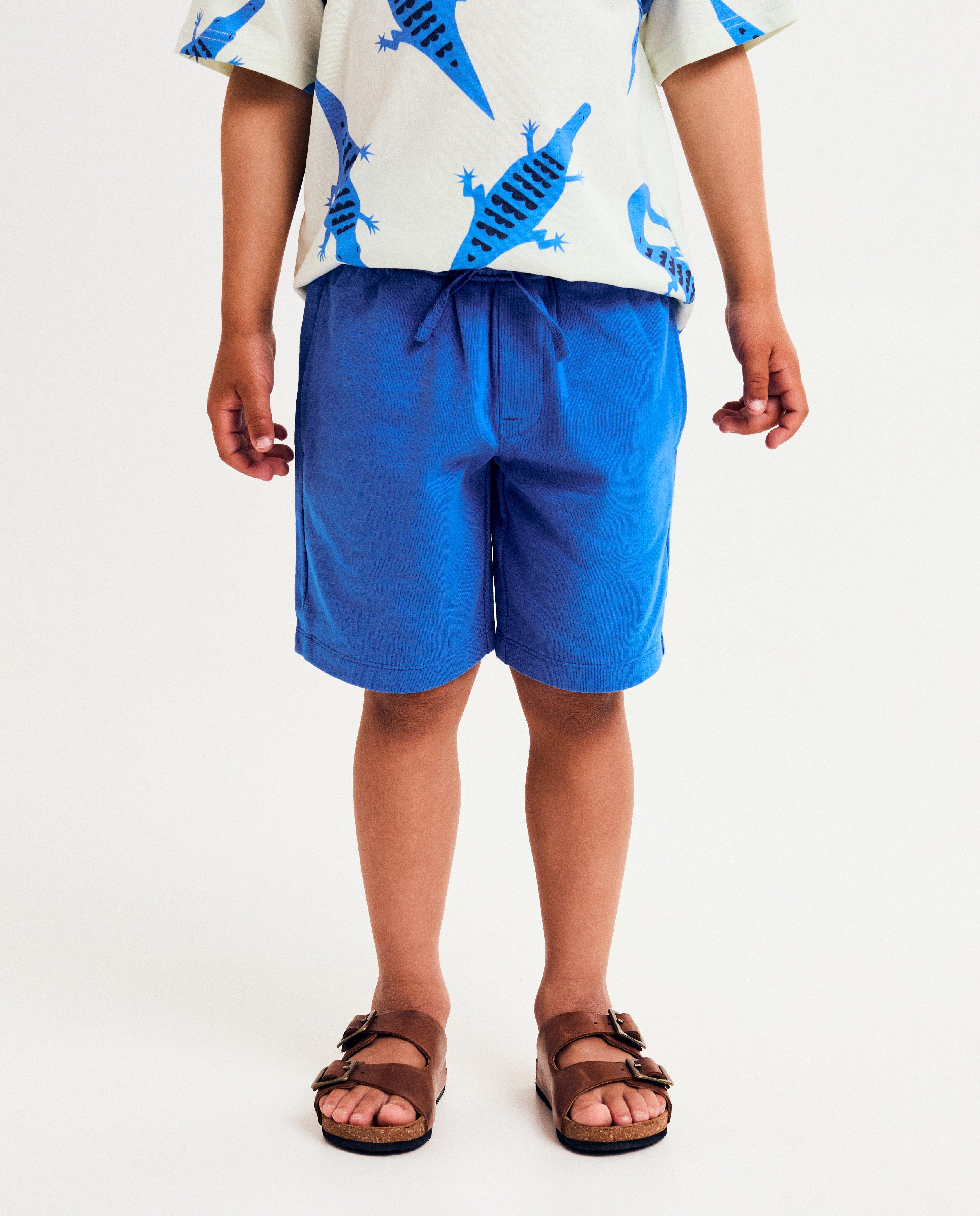 Shorten - Donkerblauwe short, loose fit