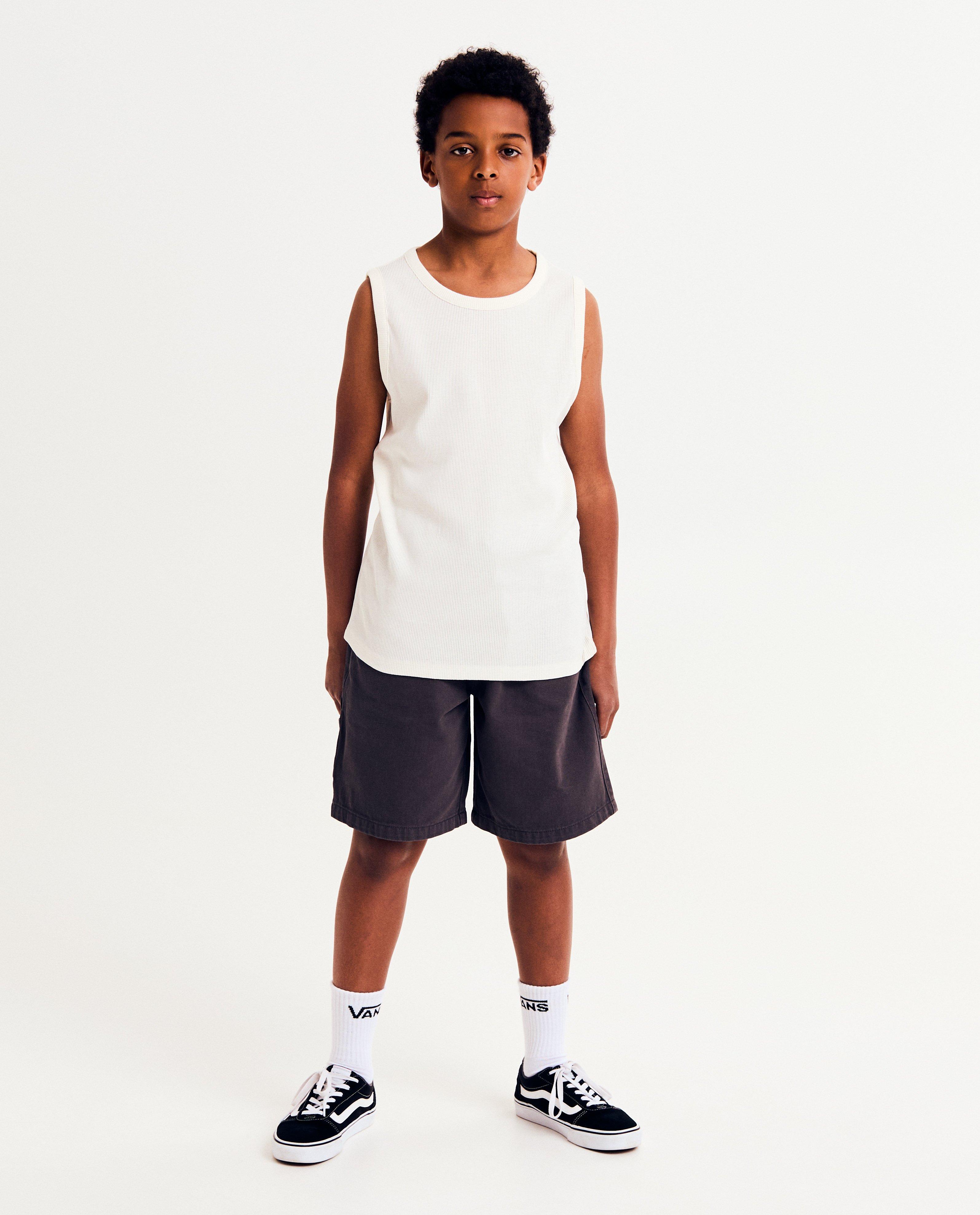 T-shirts - Top met rib