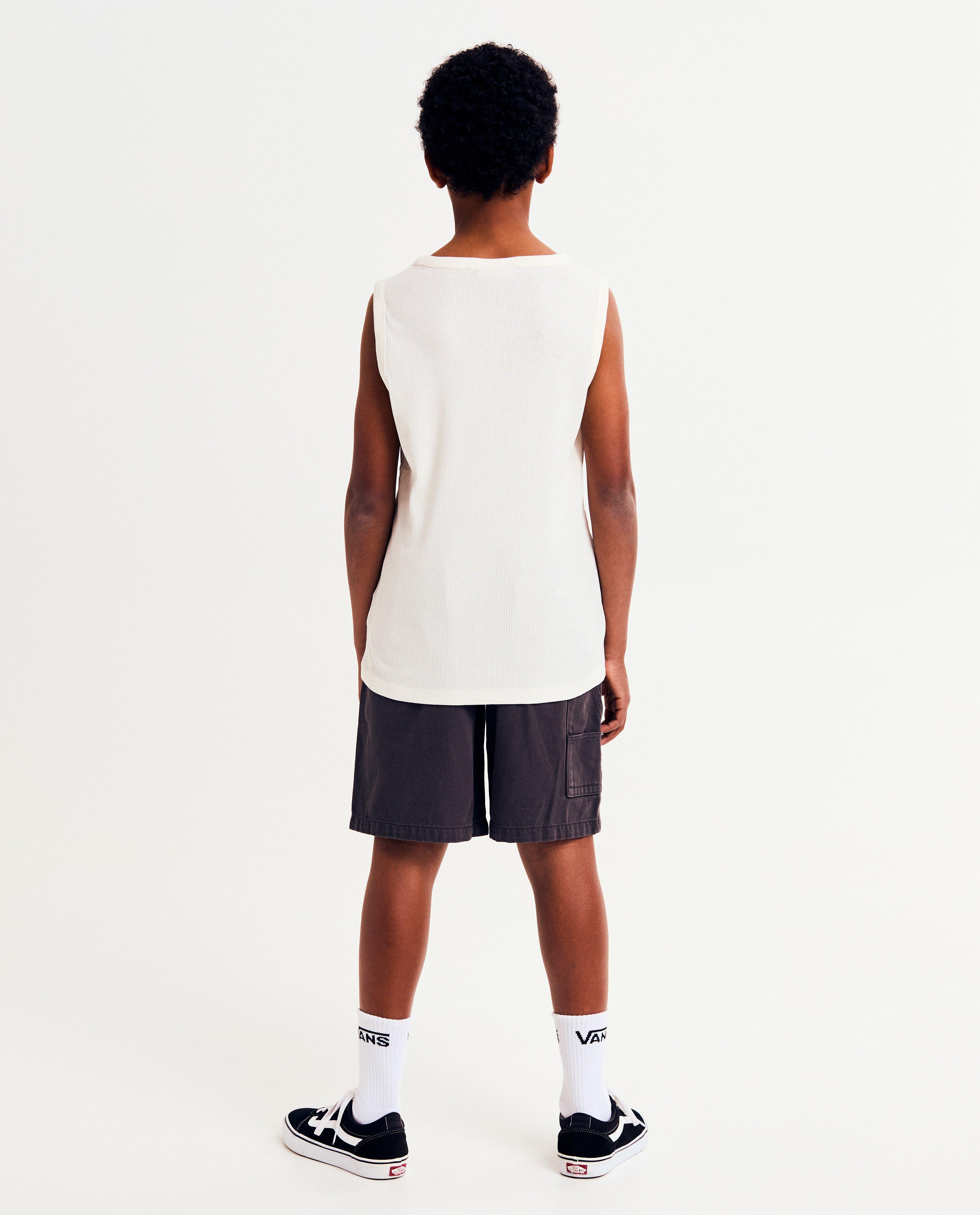 T-shirts - Top met rib