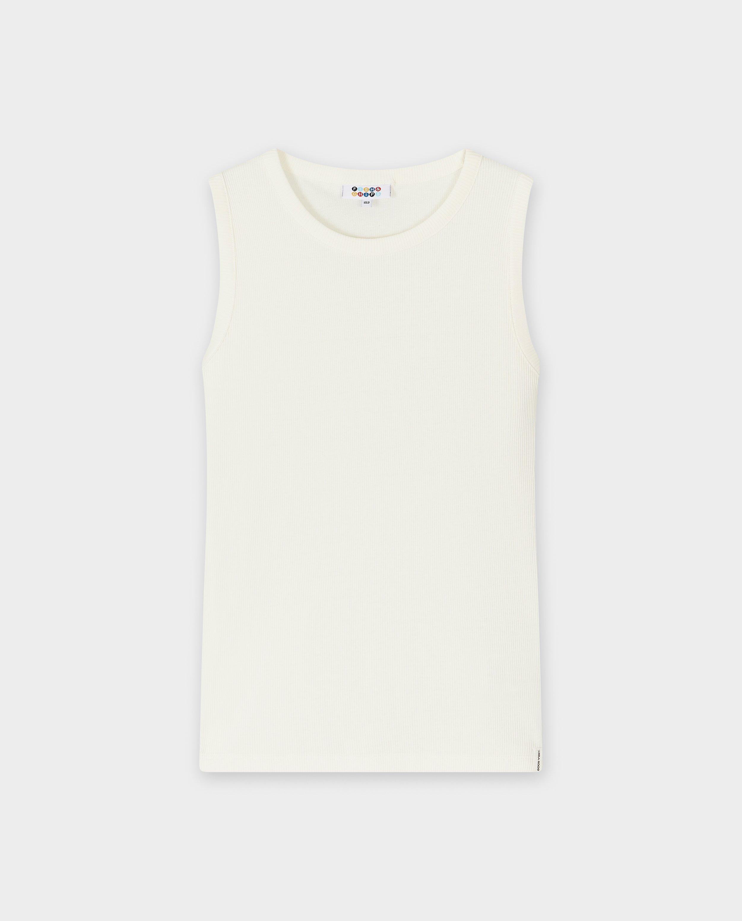 T-shirts - Top met rib