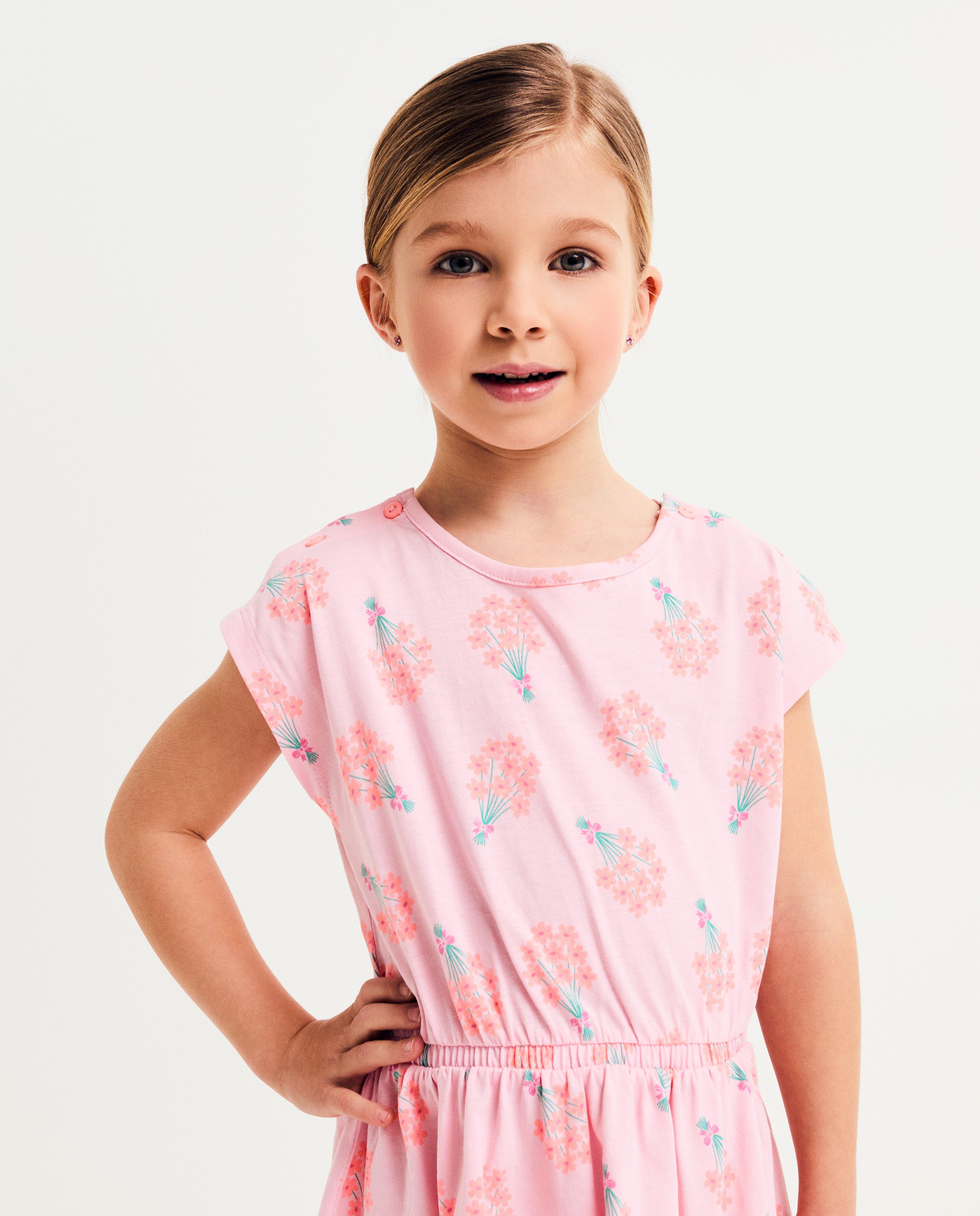 Kleedjes - Jurk met bloemenprint