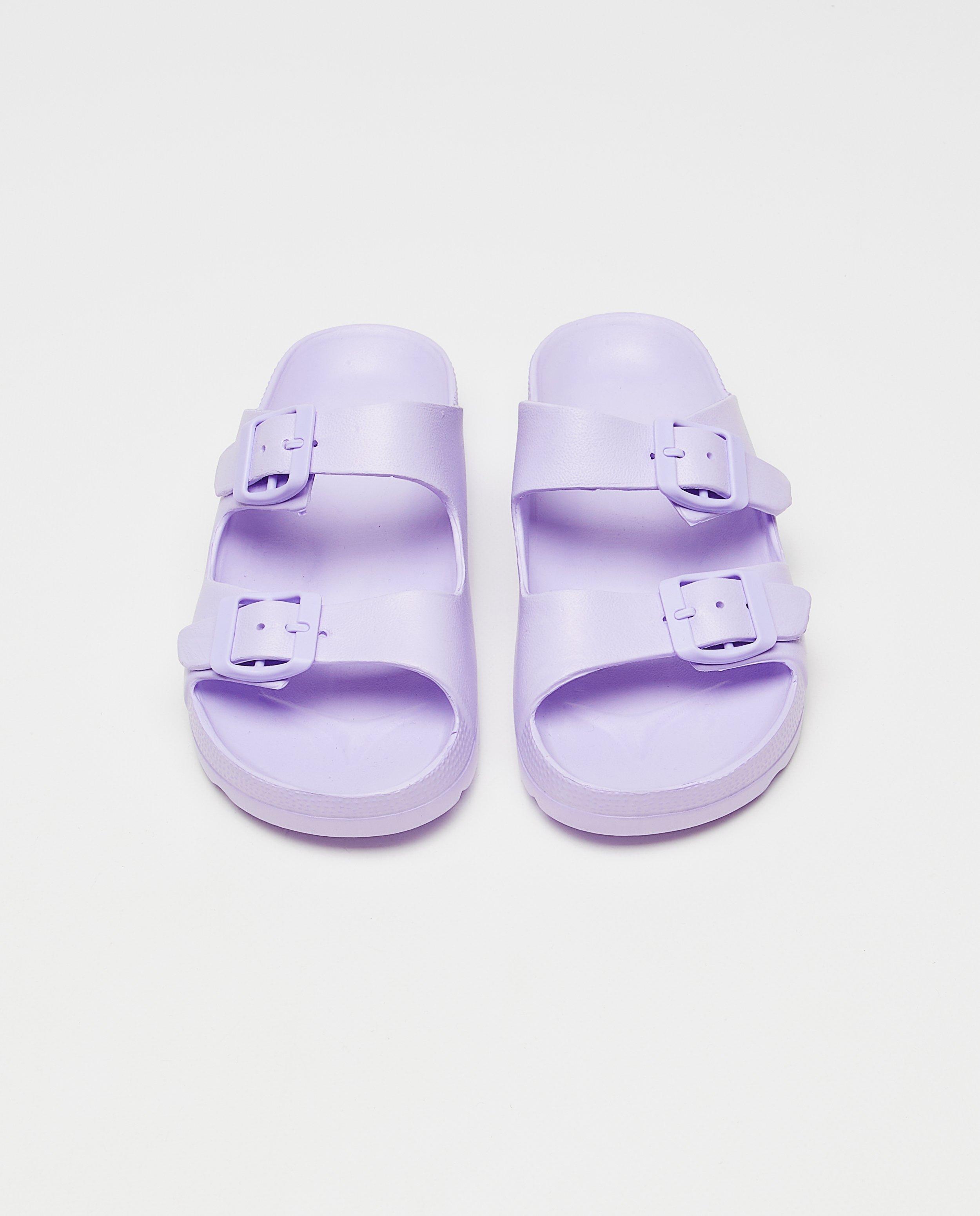 Schoenen - Paarse slippers, maat 33-40