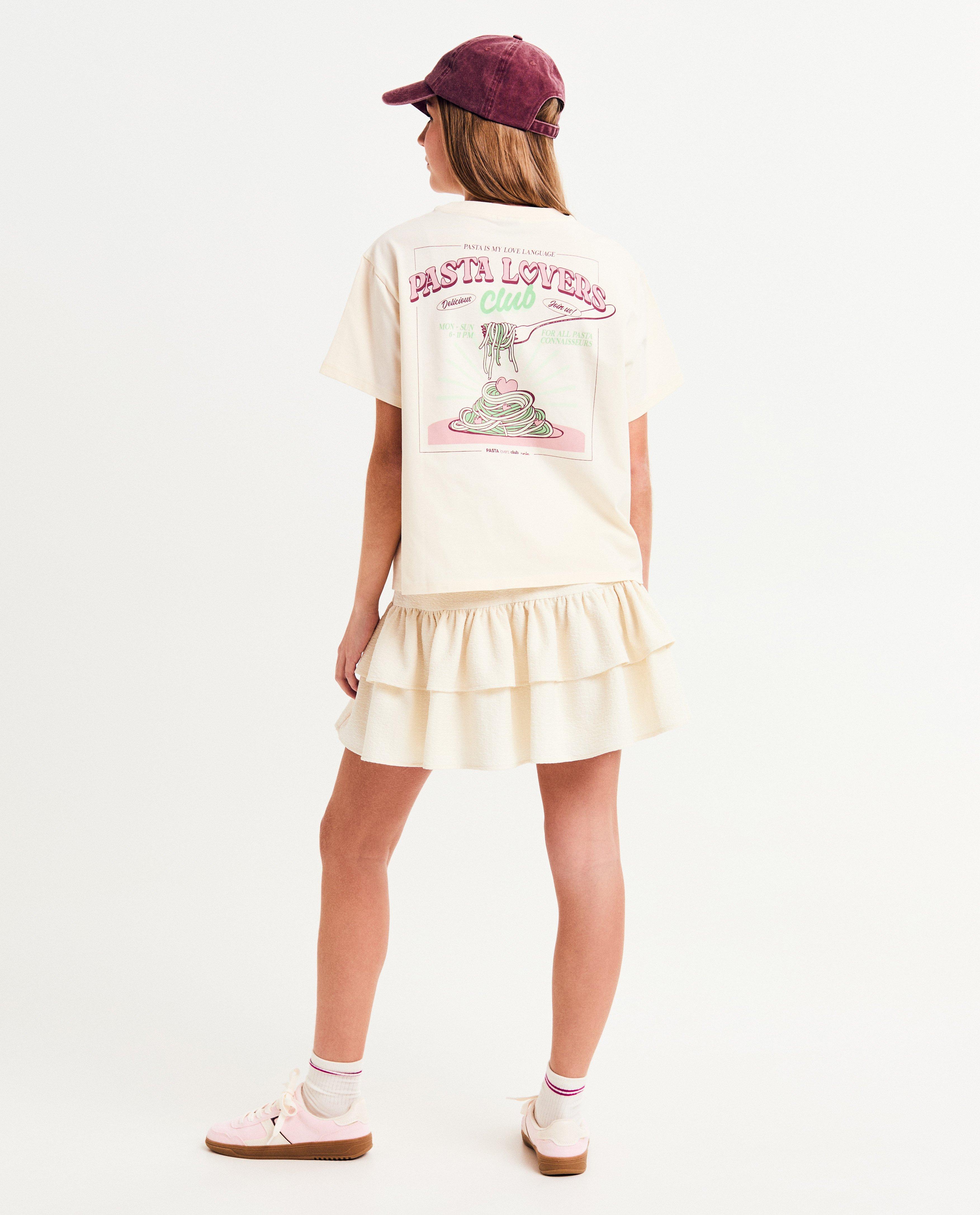 T-shirts - T-shirt met backprint, oversized fit