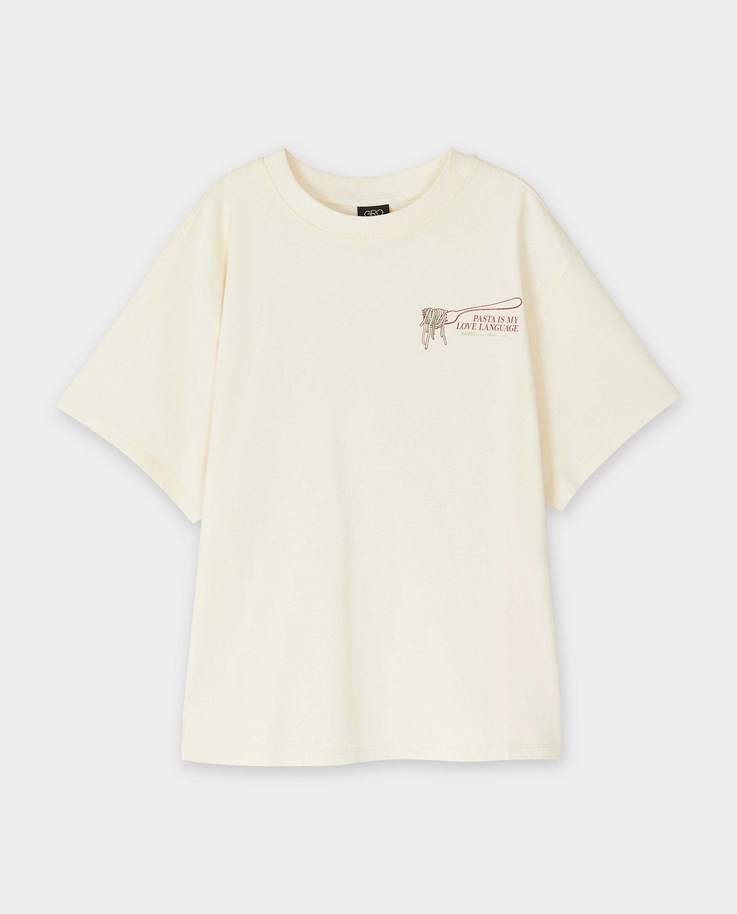 T-shirts - T-shirt met backprint, oversized fit