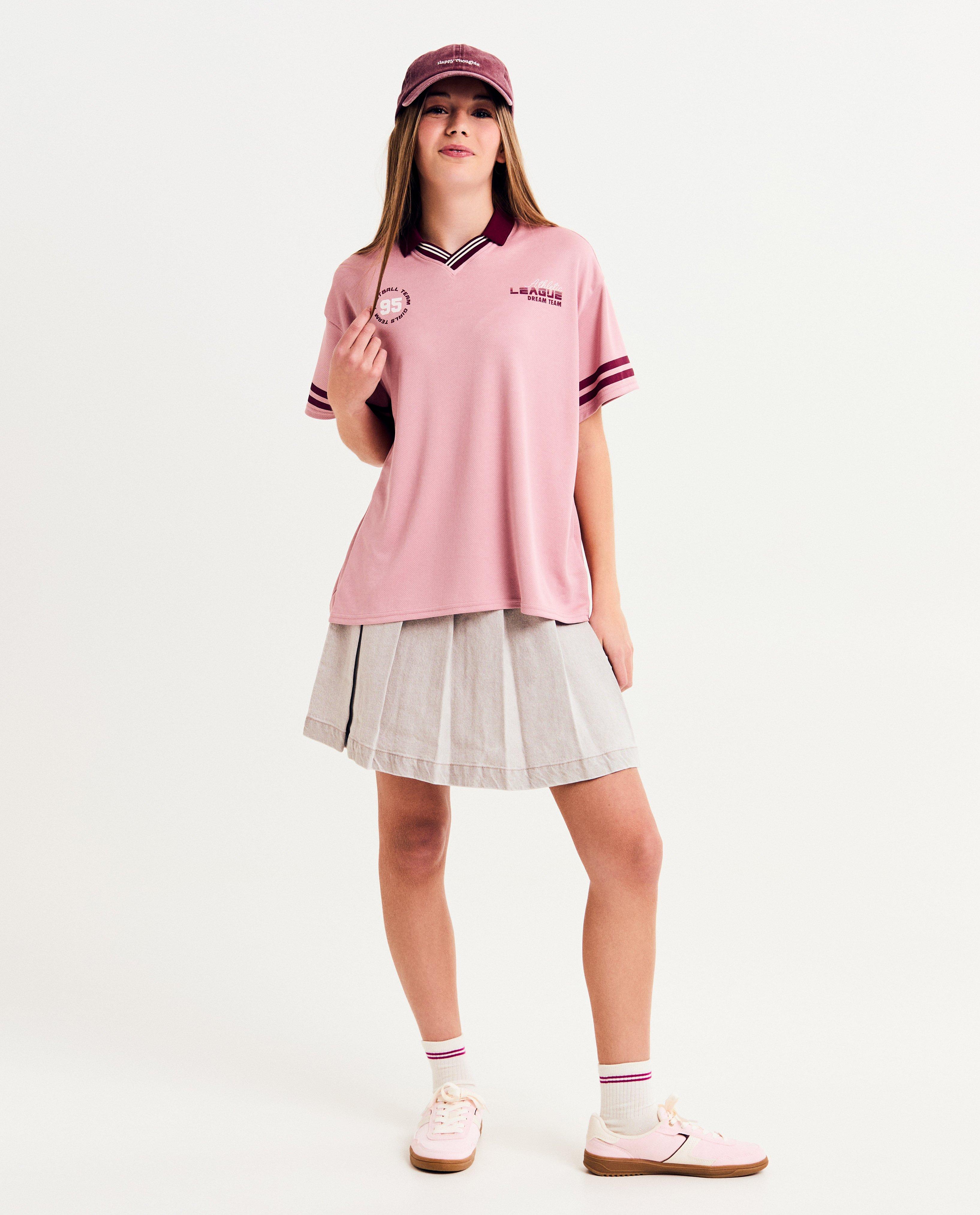 T-shirts - Football T-shirt met backprint, oversized fit