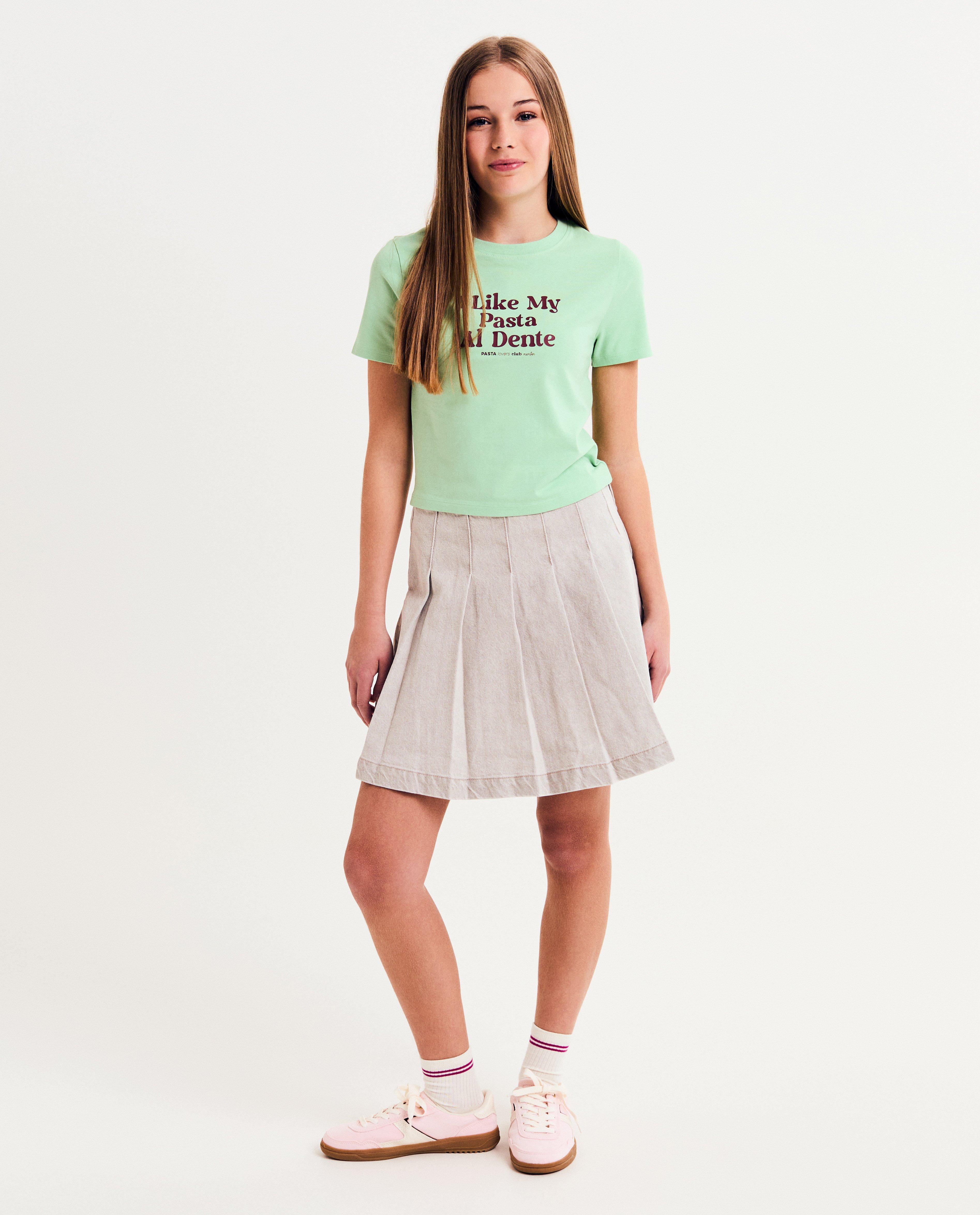 Plooirok van jeans - null - Groggy