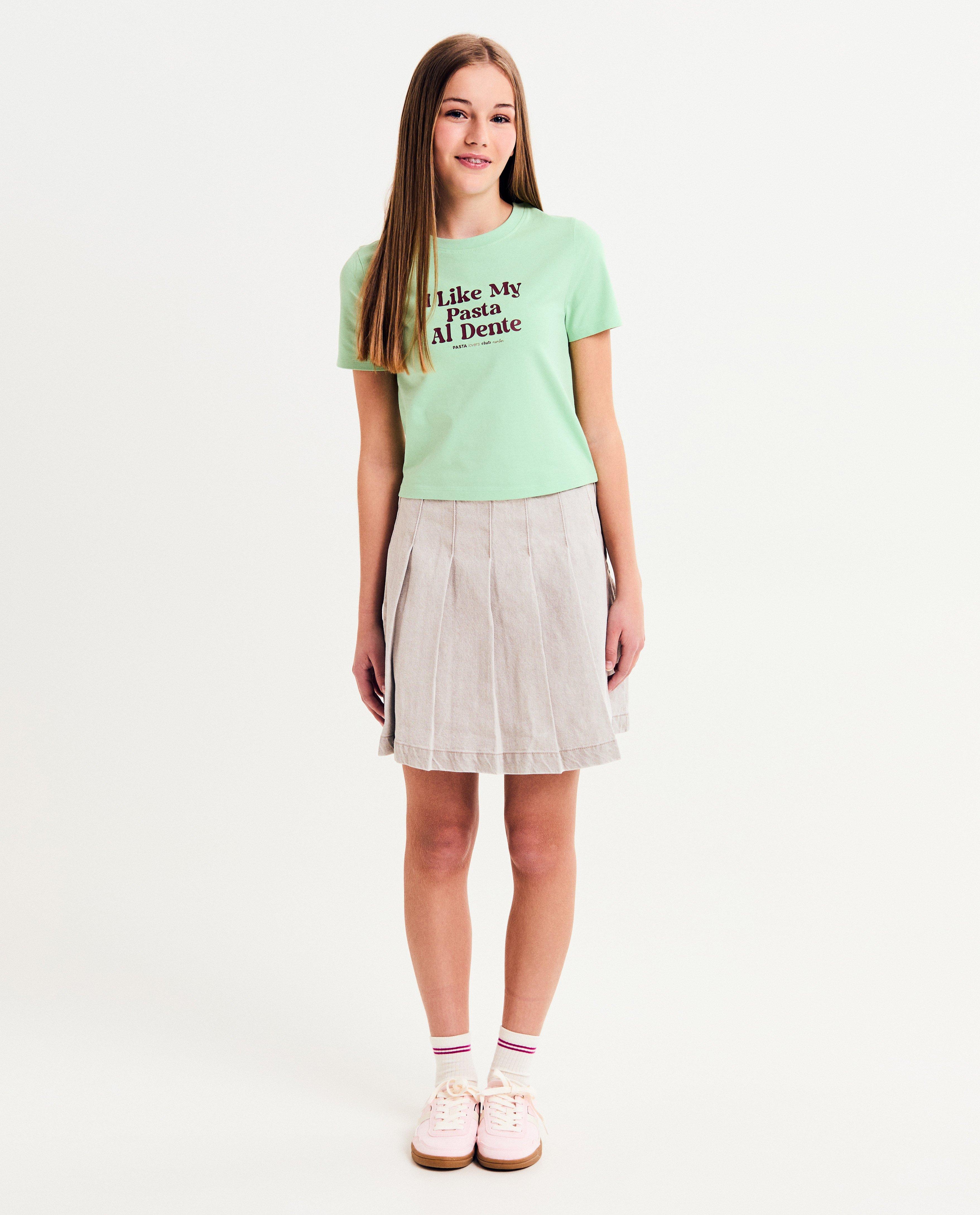 T-shirts - T-shirt met opschrift