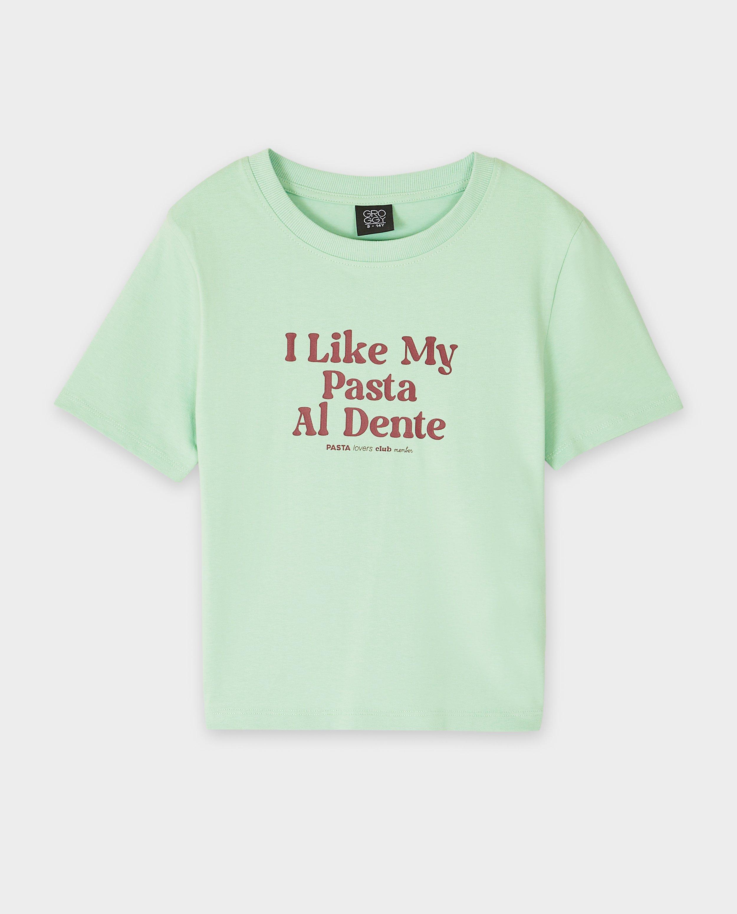 T-shirts - T-shirt met opschrift