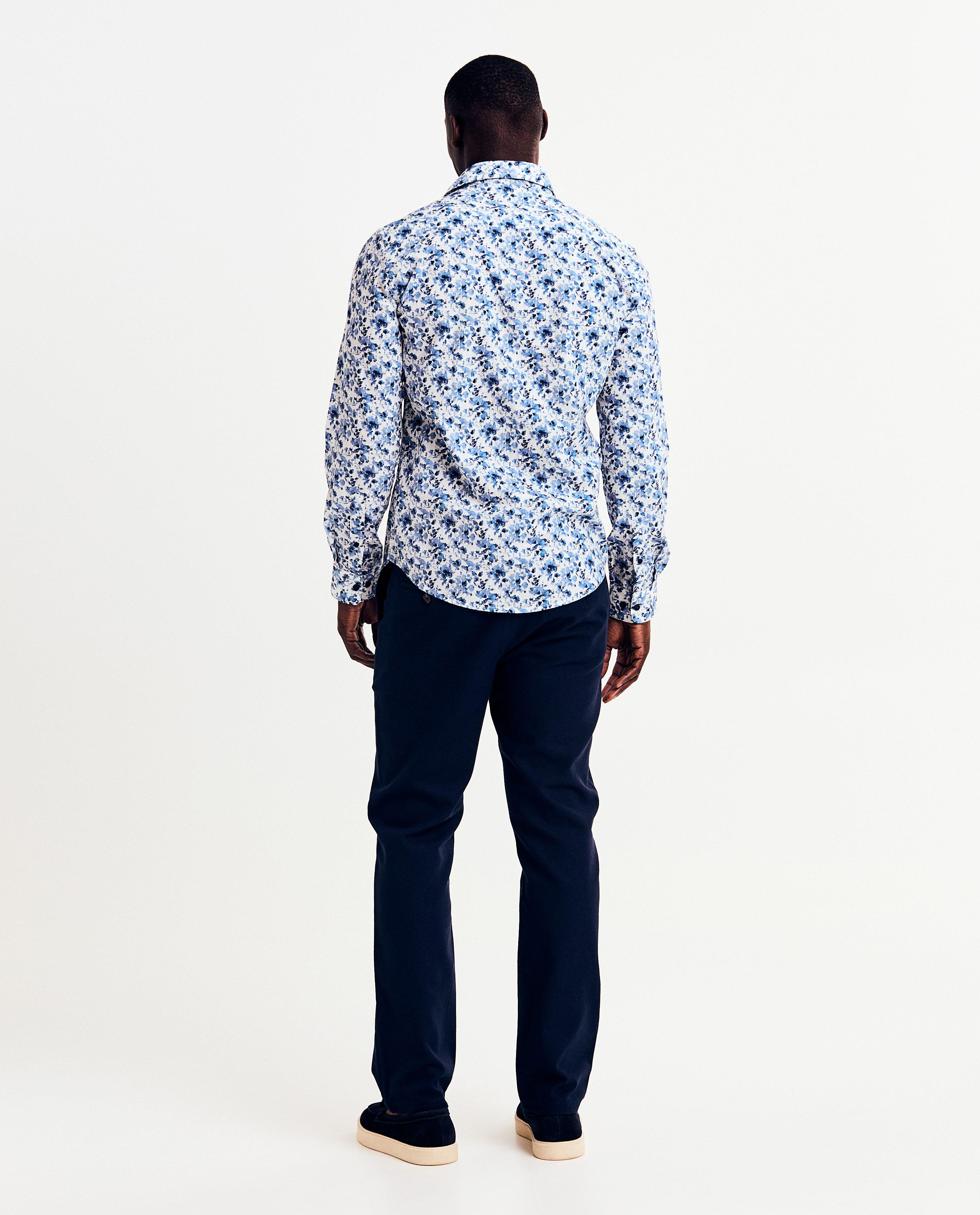Hemden - Hemd met bloemenprint, slim fit