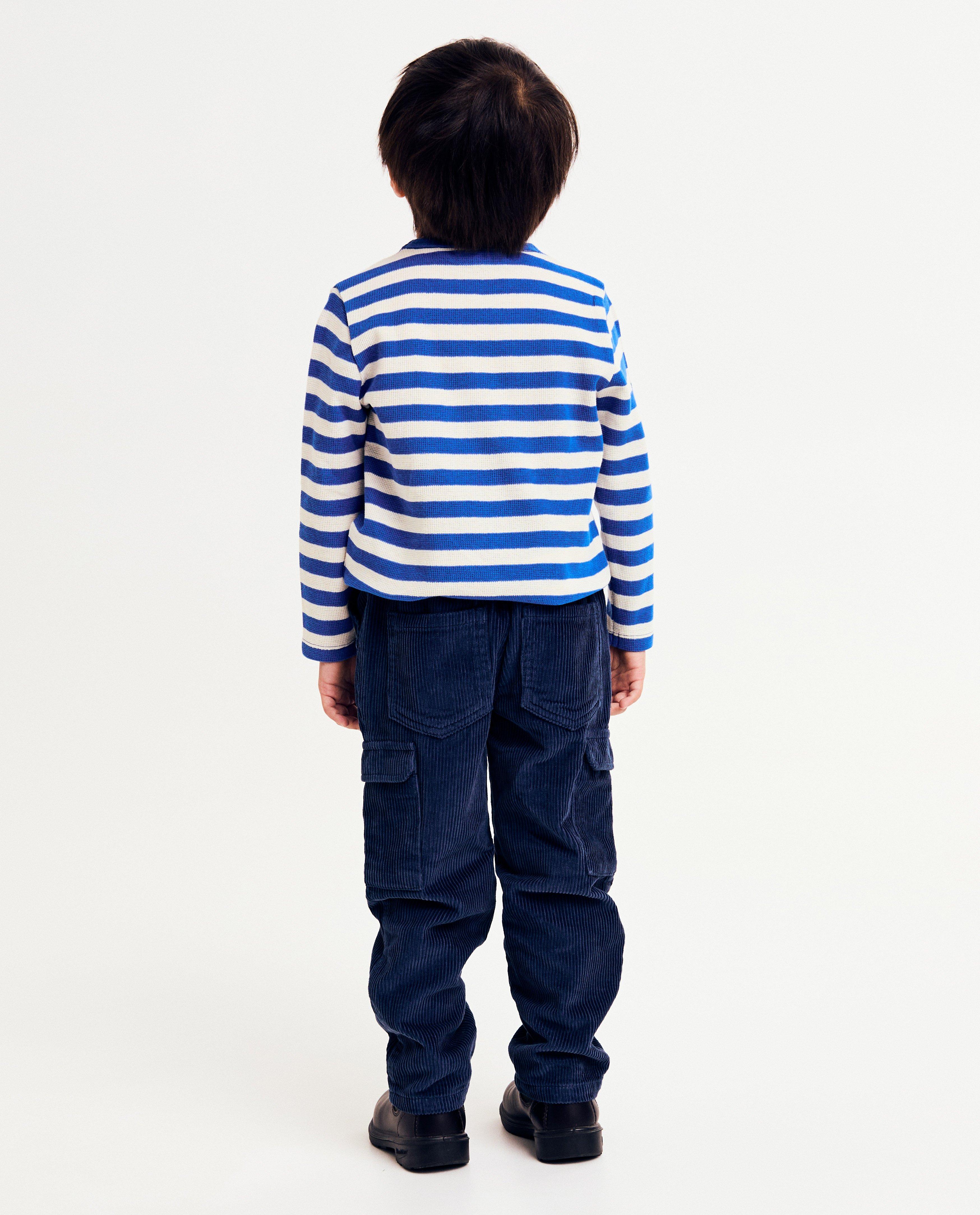 Broeken - Broek van ribfluweel, relaxed fit