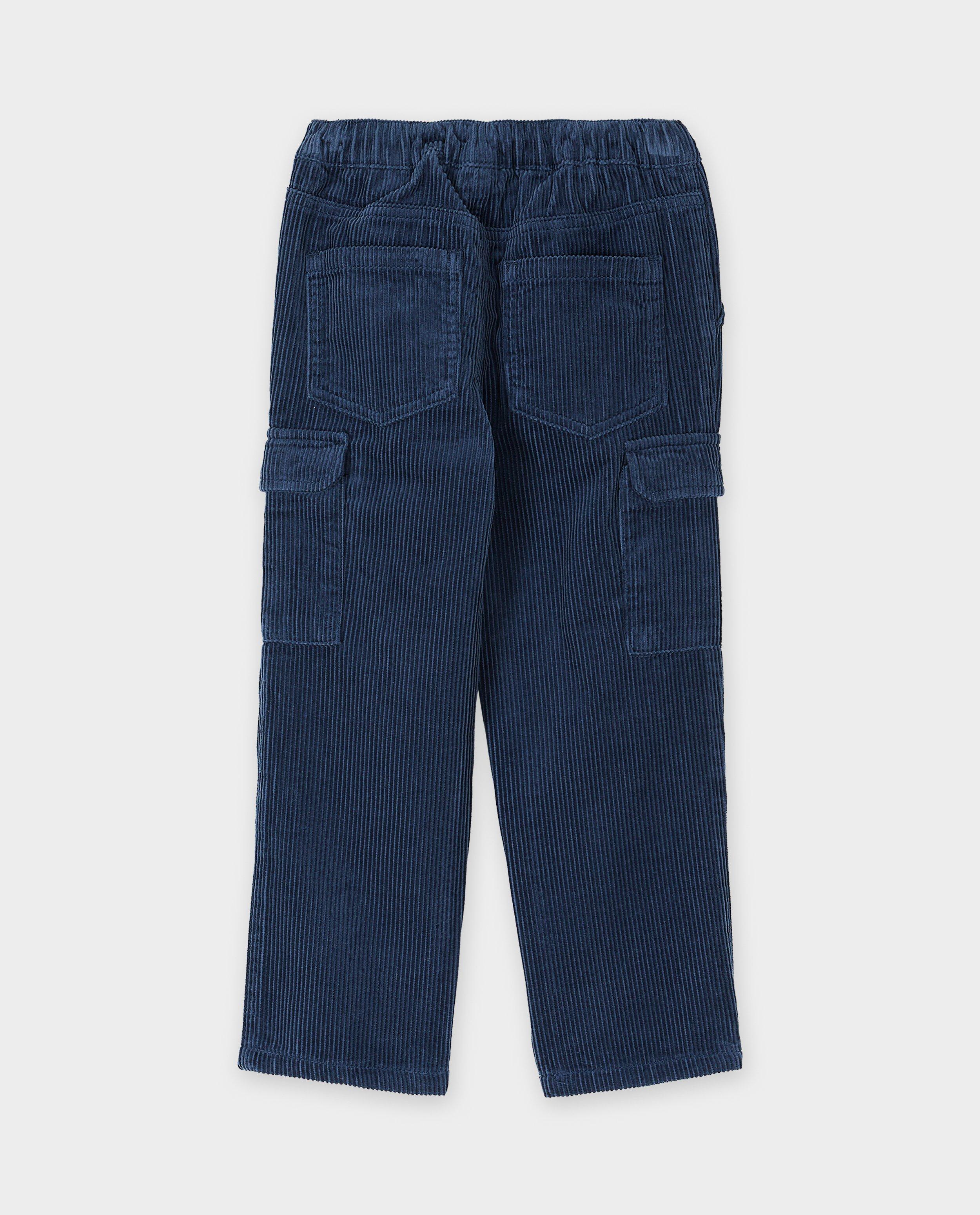 Broeken - Broek van ribfluweel, relaxed fit