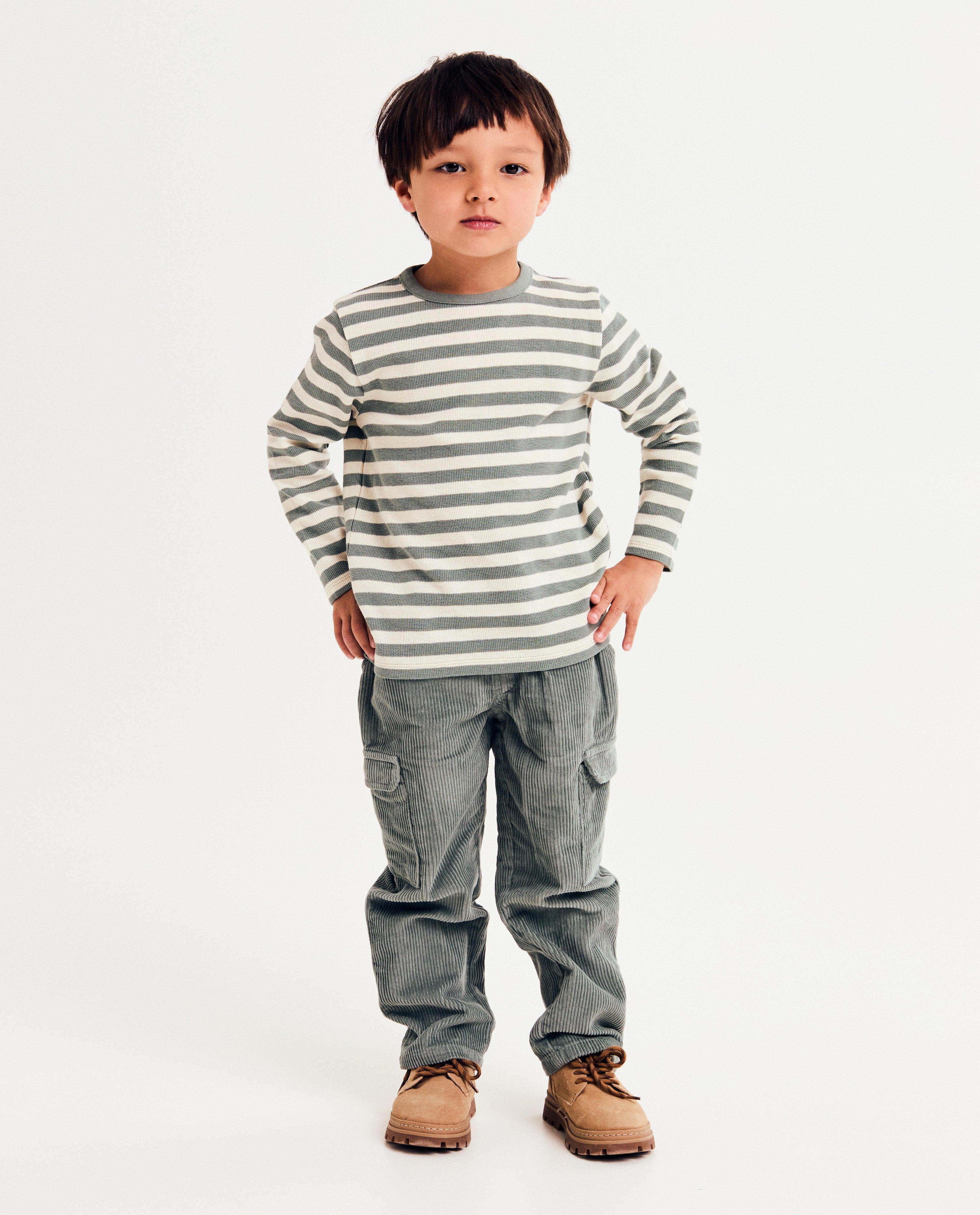Broek van ribfluweel, relaxed fit - null - Kidz Nation