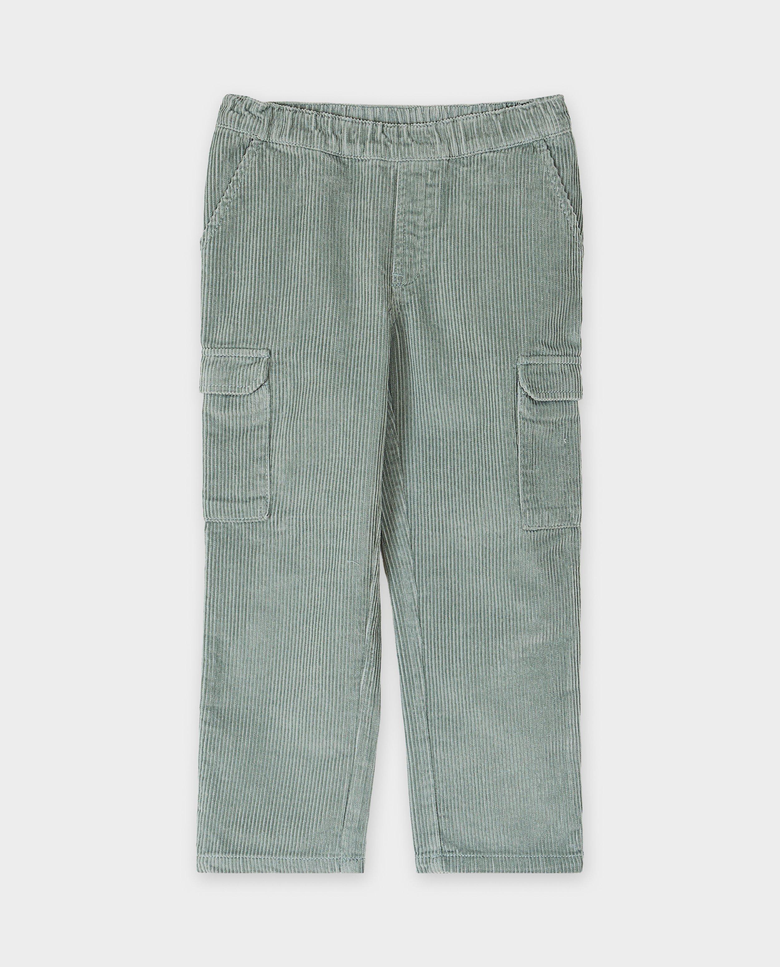 Broeken - Broek van ribfluweel, relaxed fit