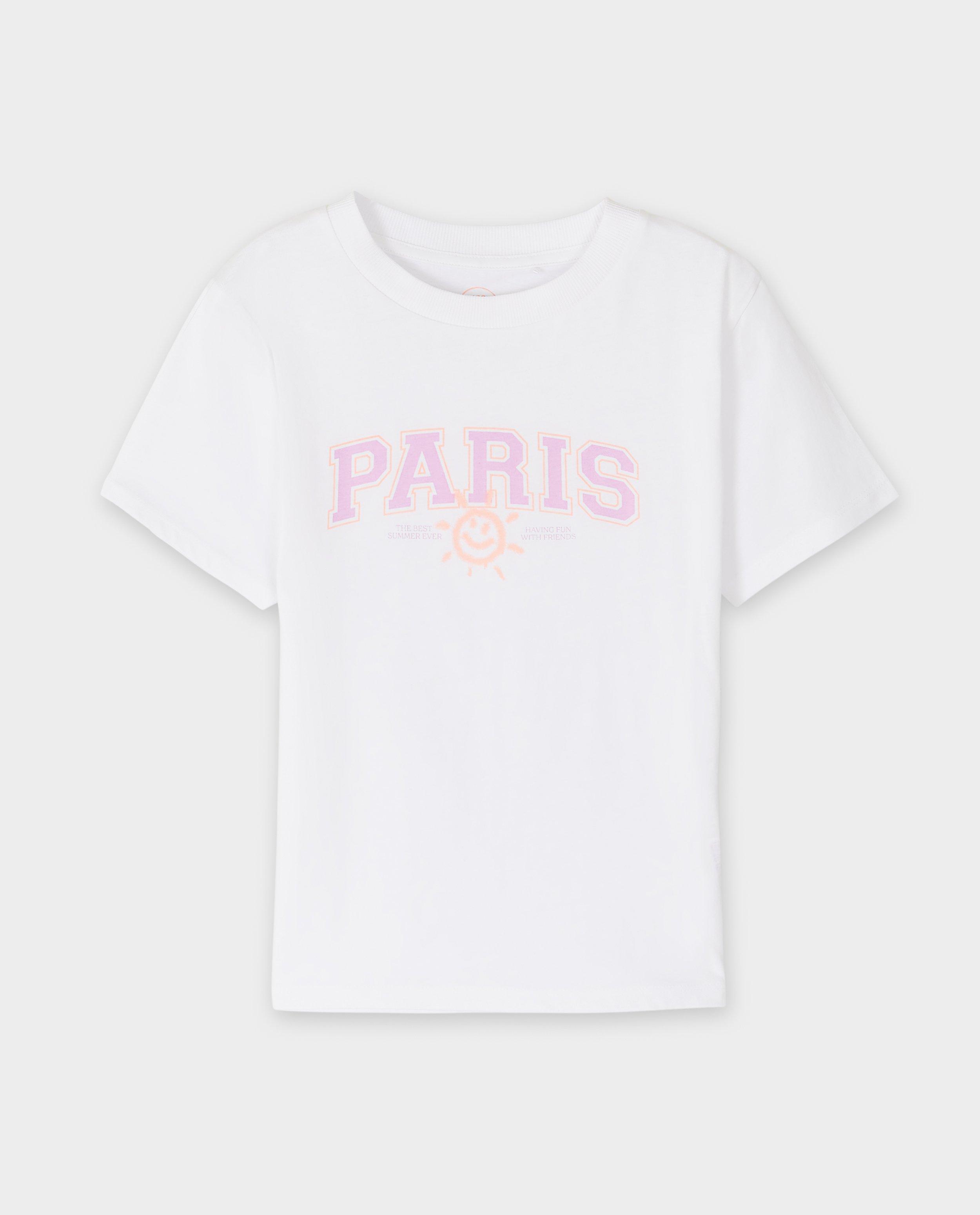 T-shirts - T-shirt met opschrift