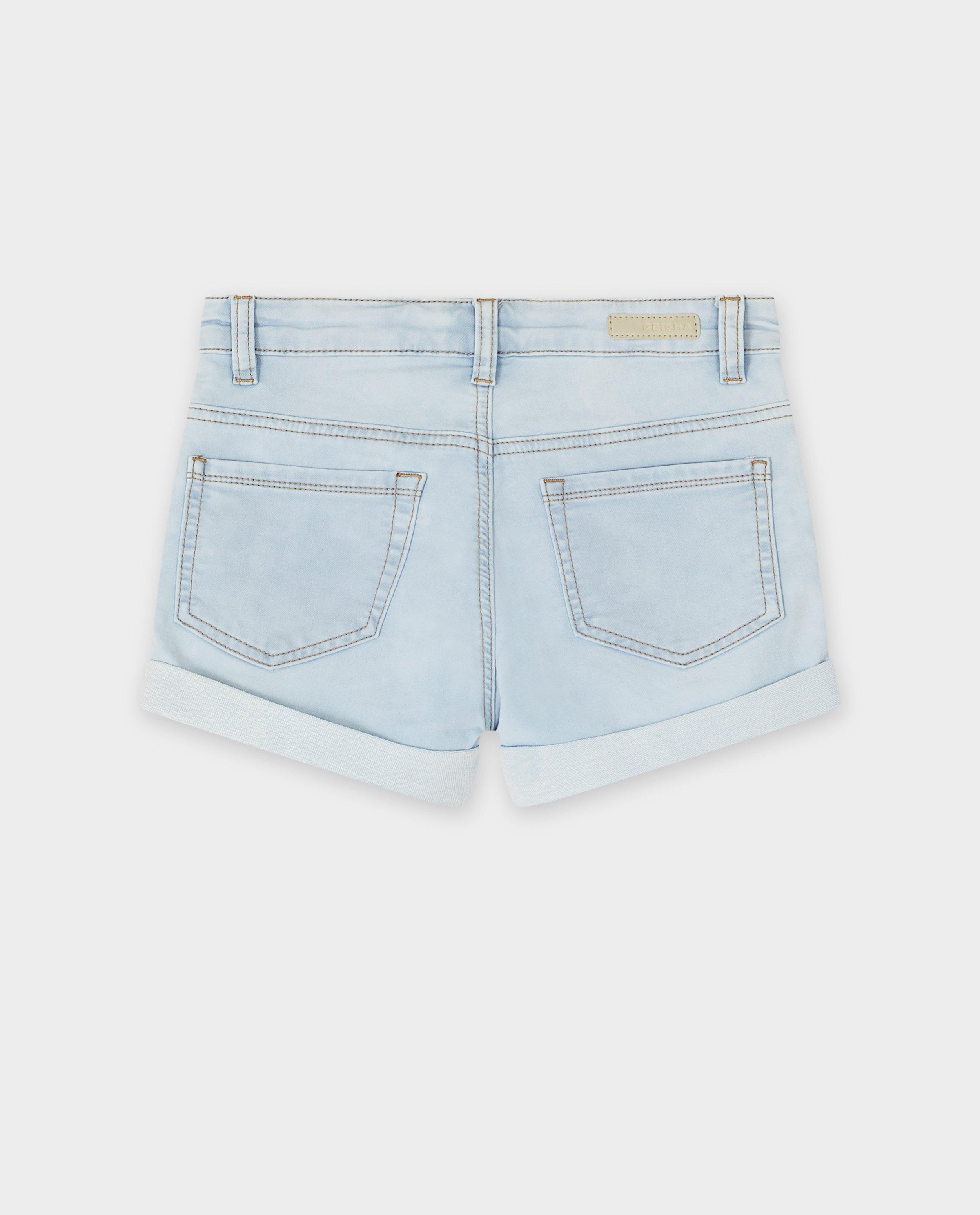 Shorten - Lichtblauwe jeansshort