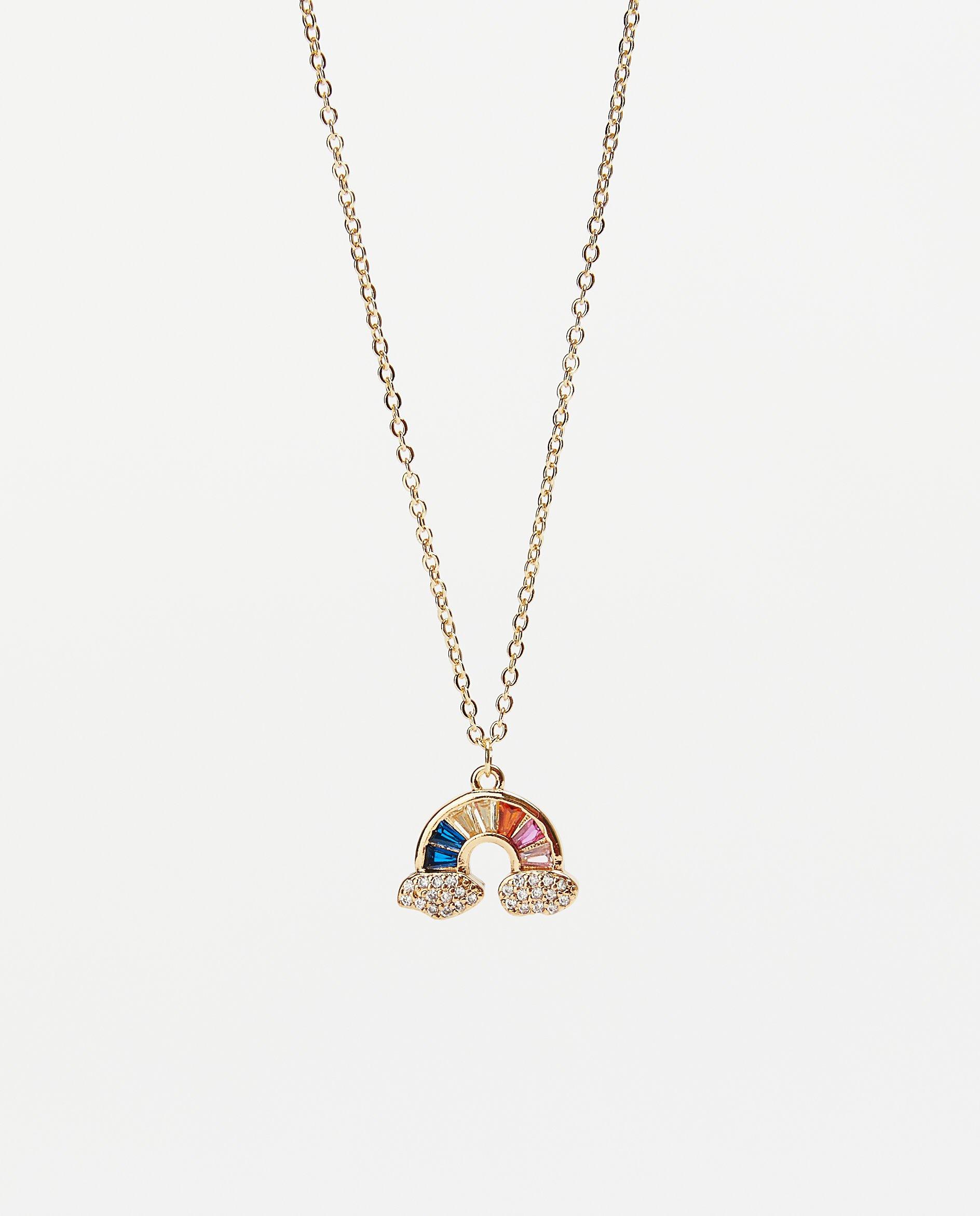 Ketting met hanger regenboog - null - jcl kids