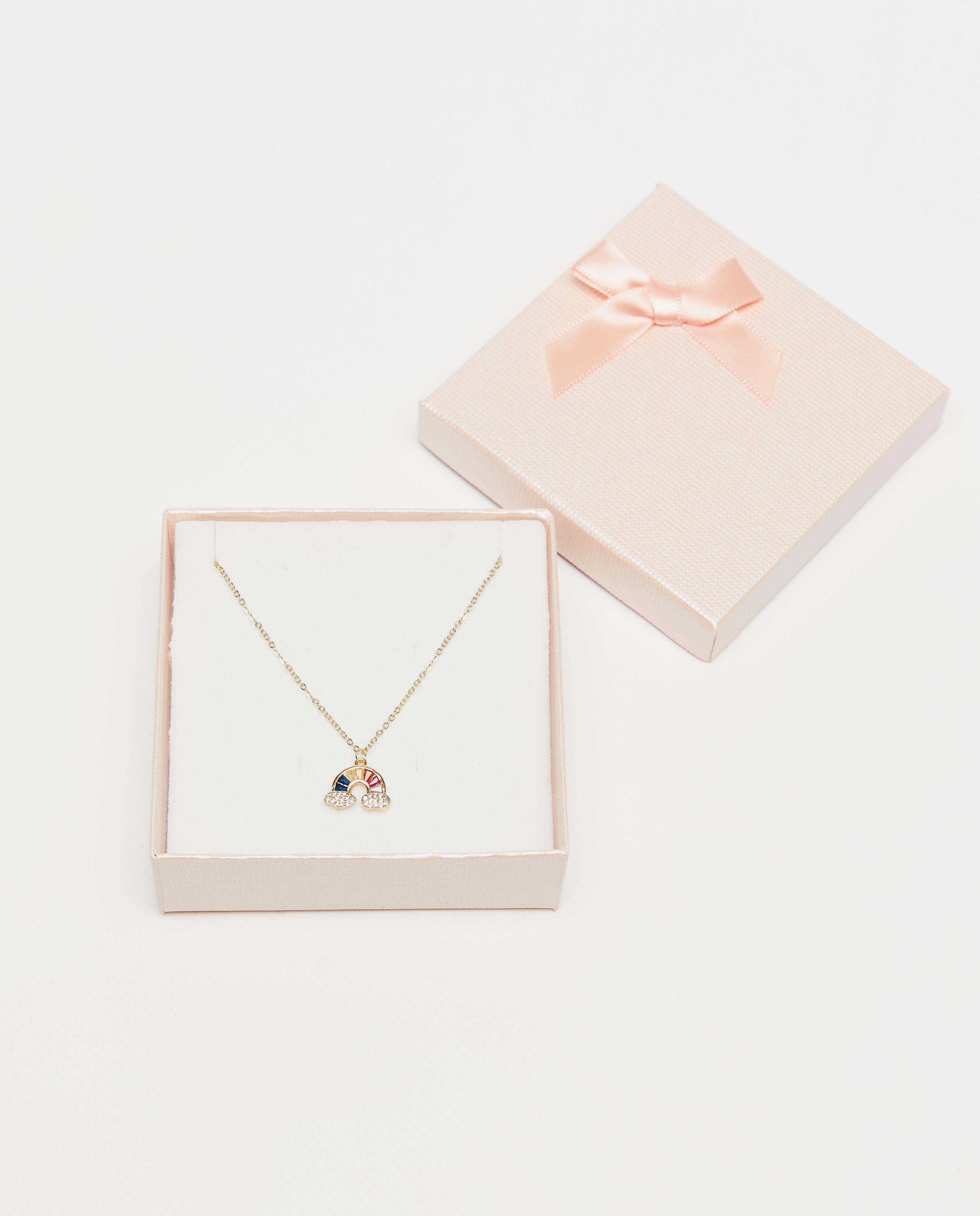 Juwelen - Ketting met hanger regenboog