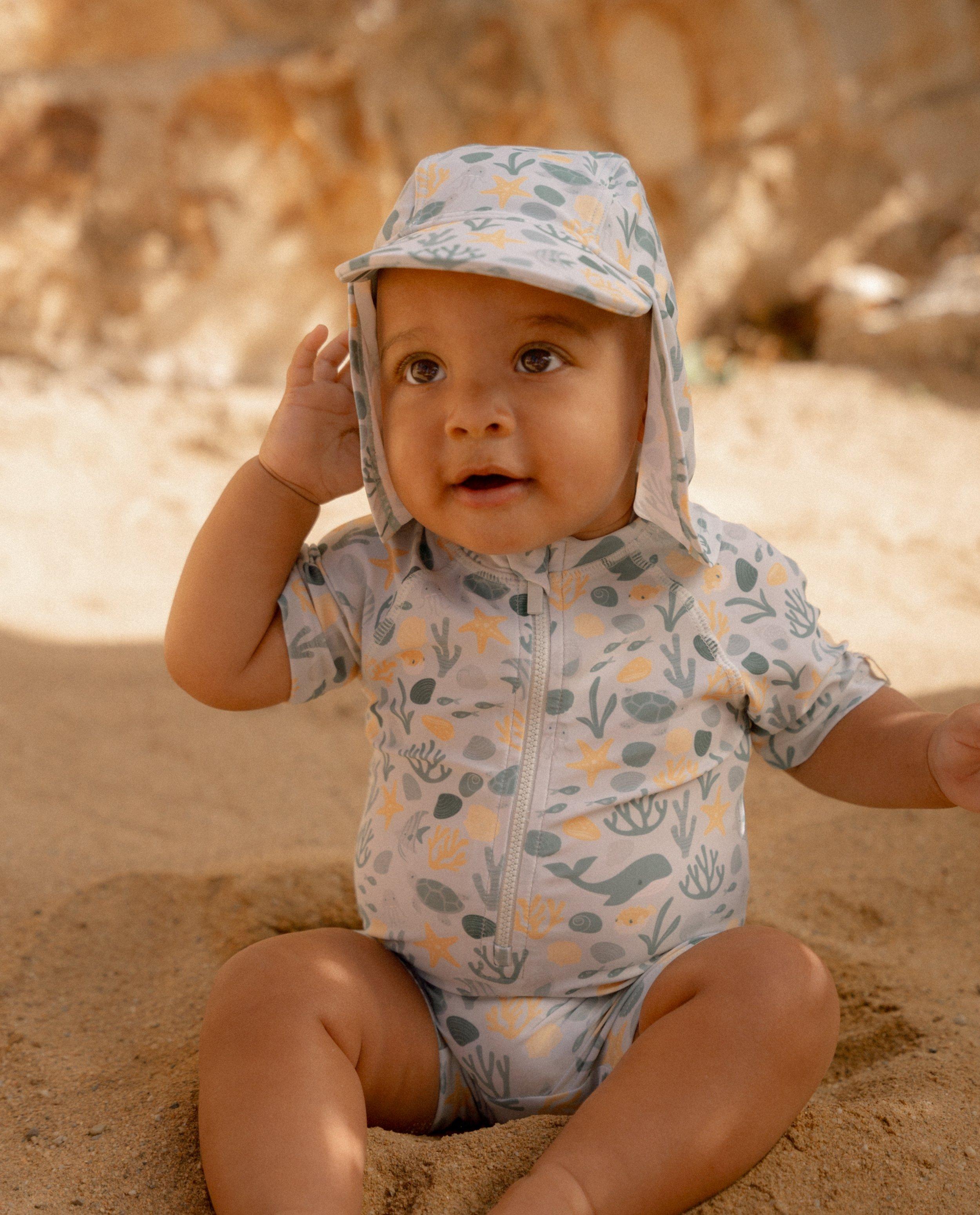 Zwempak met print, 62-92 - null - Little Dutch