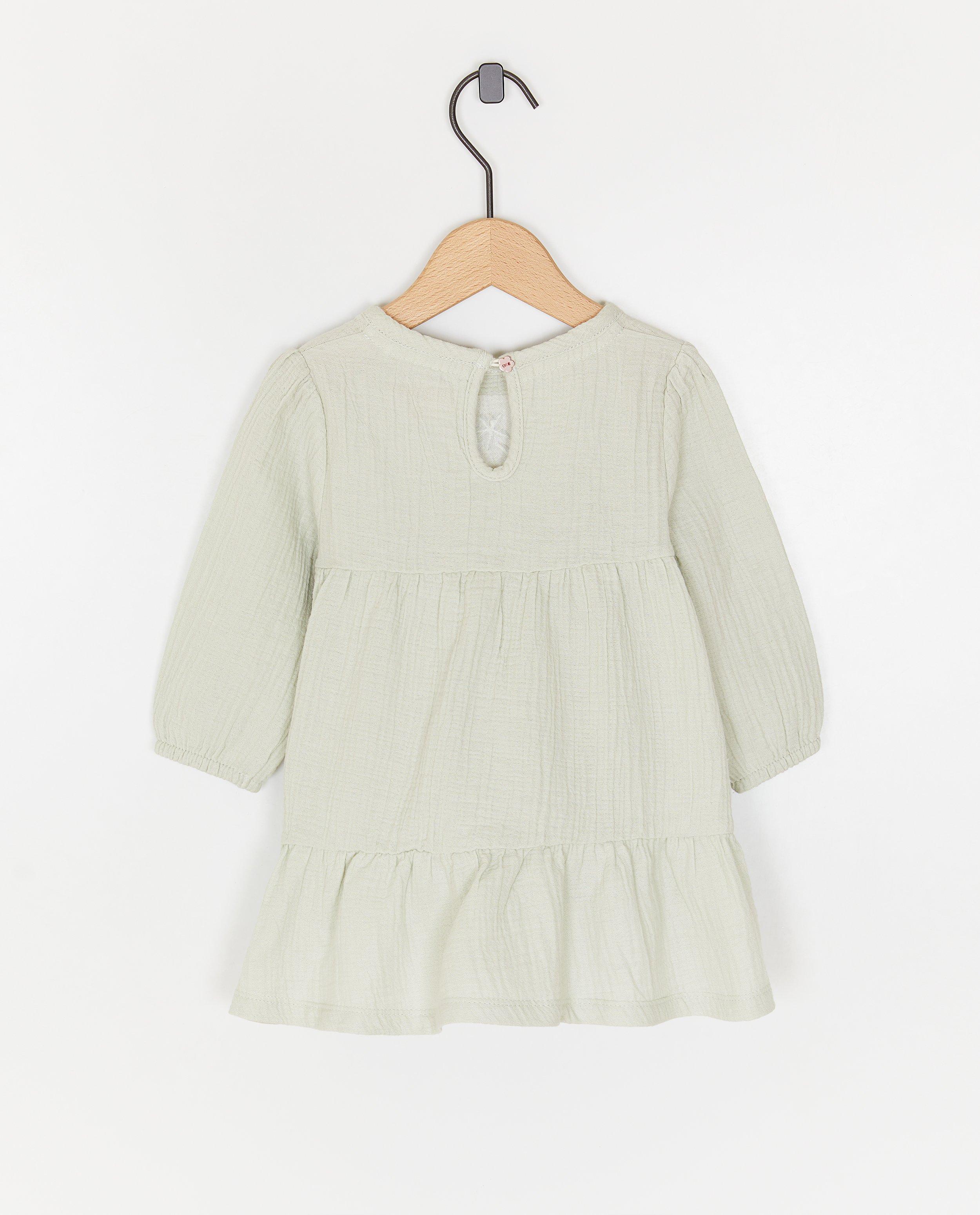 Robes - Robe tétra avec fleurs brodées